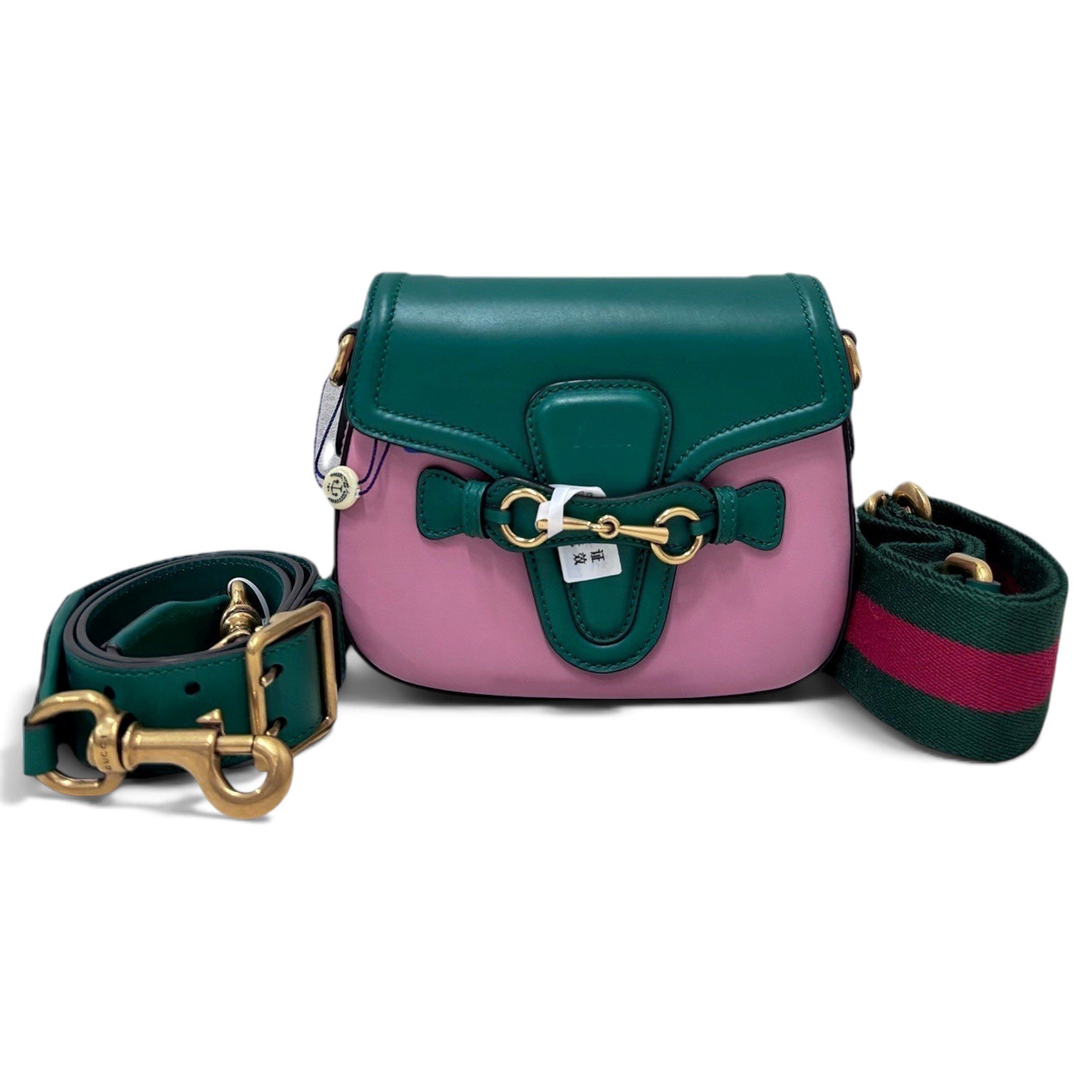 Lady Web leather handbag