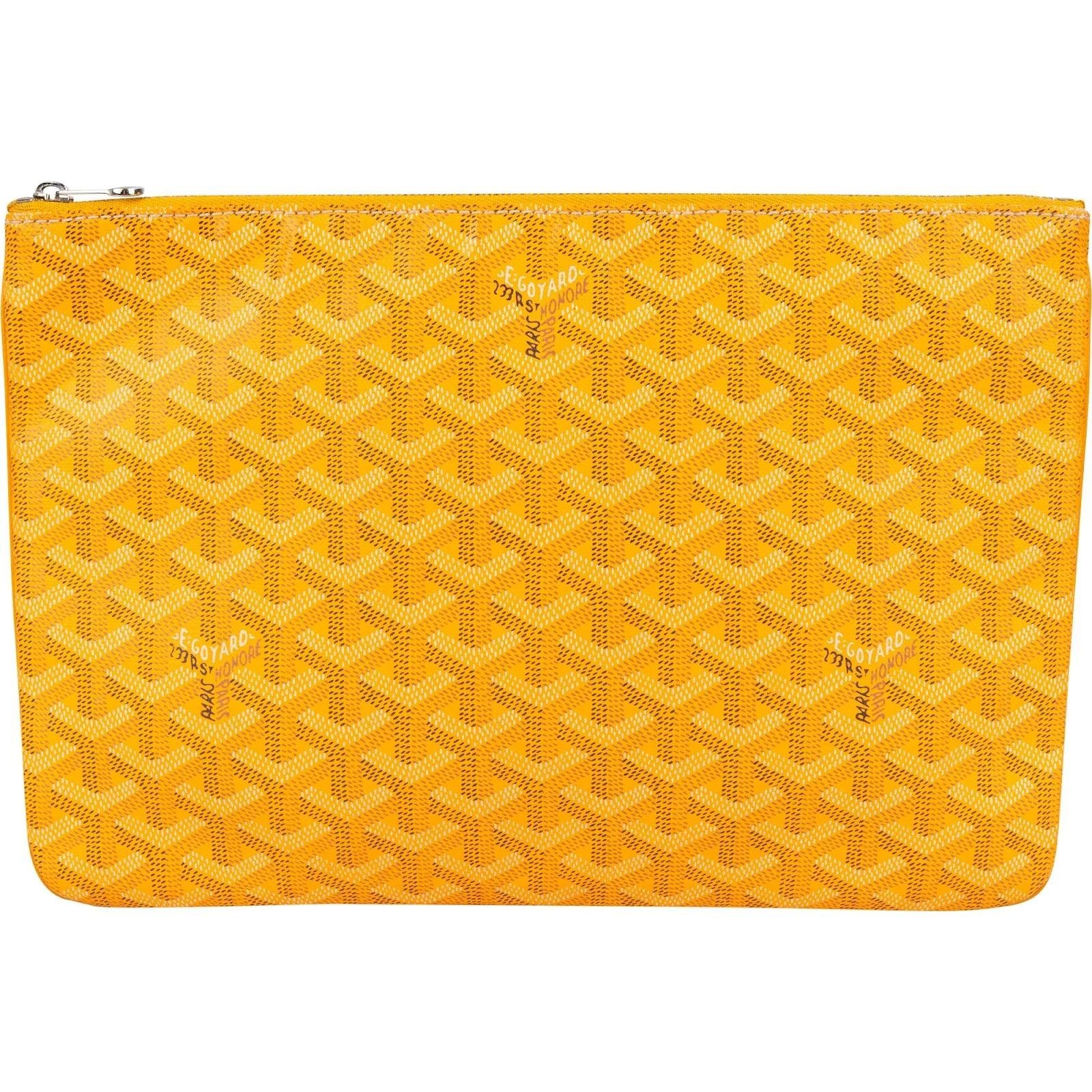 Sénat leather clutch bag