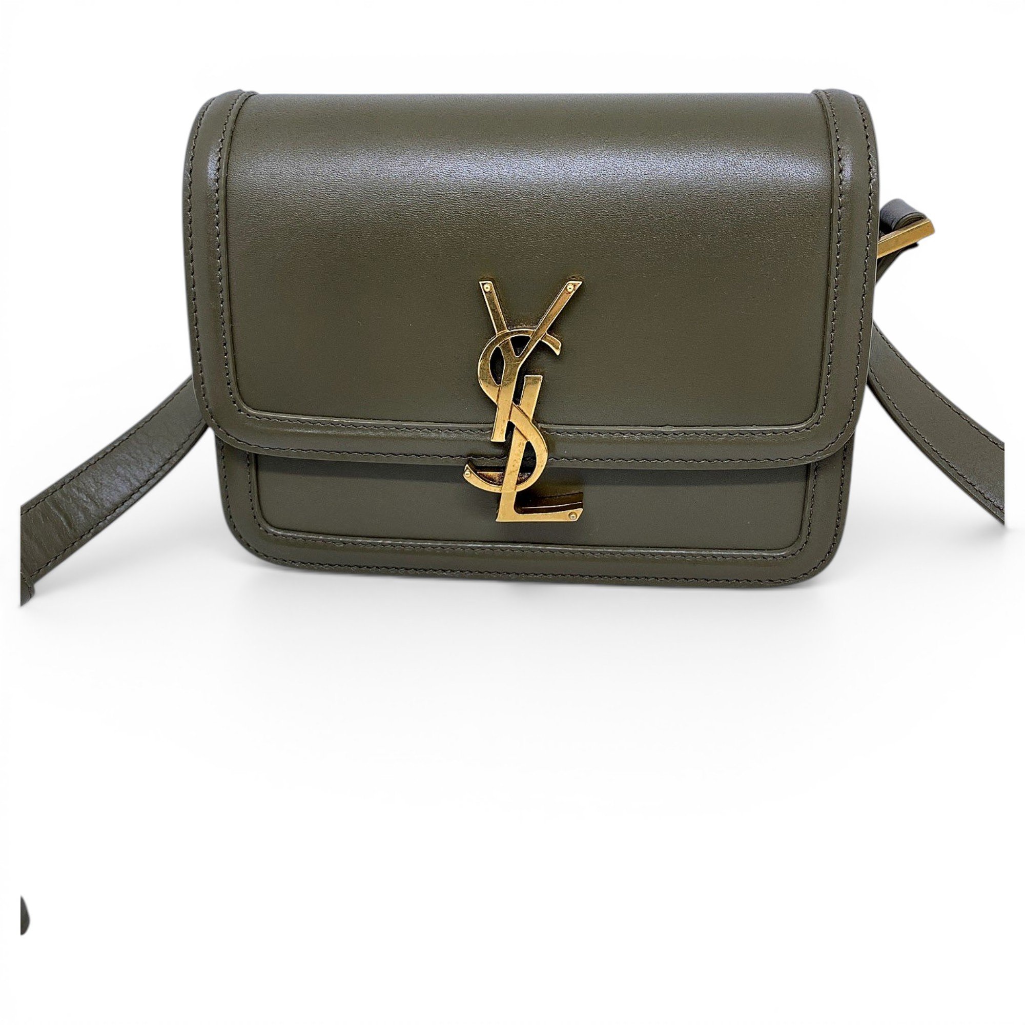 Solférino leather handbag