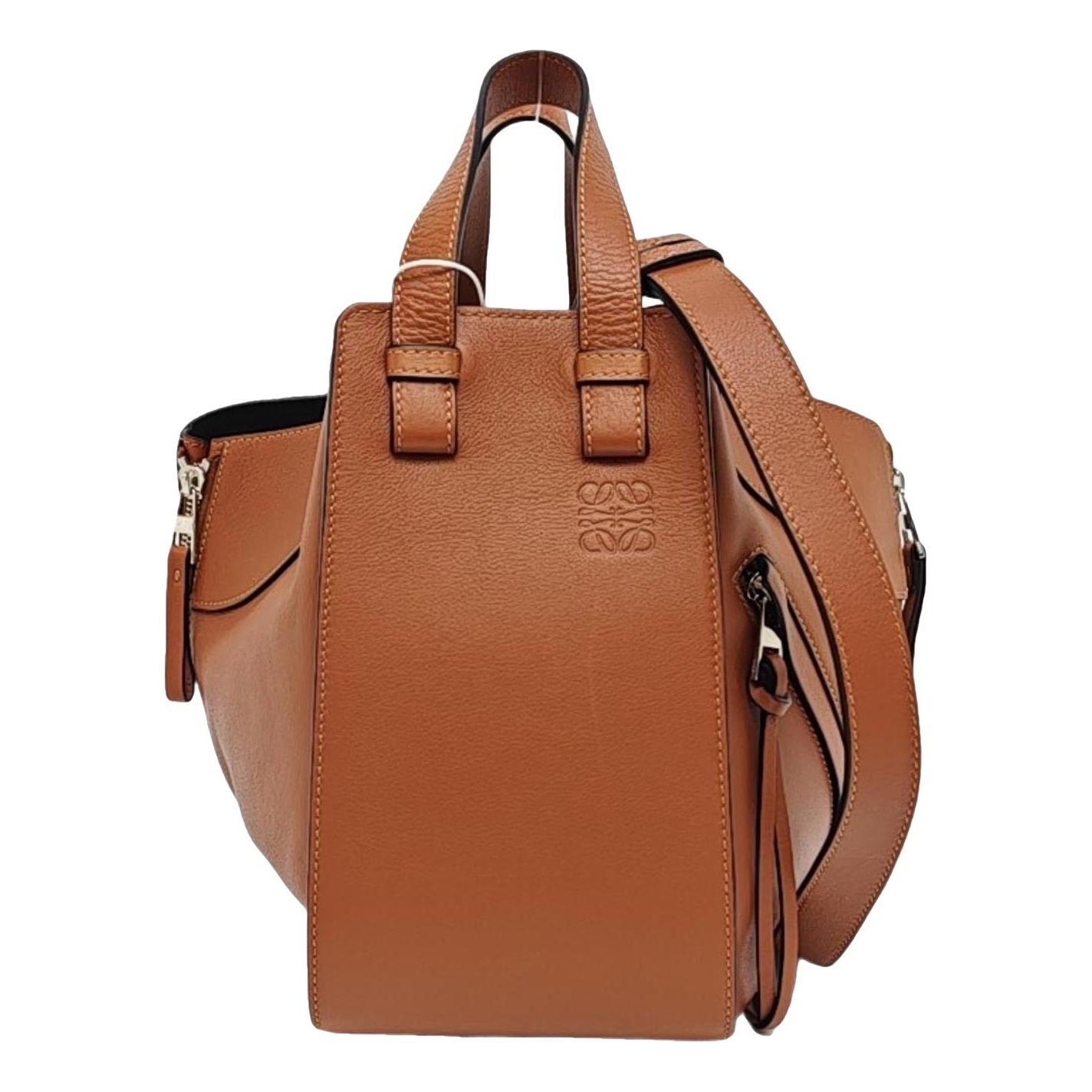 Hammock leather handbag