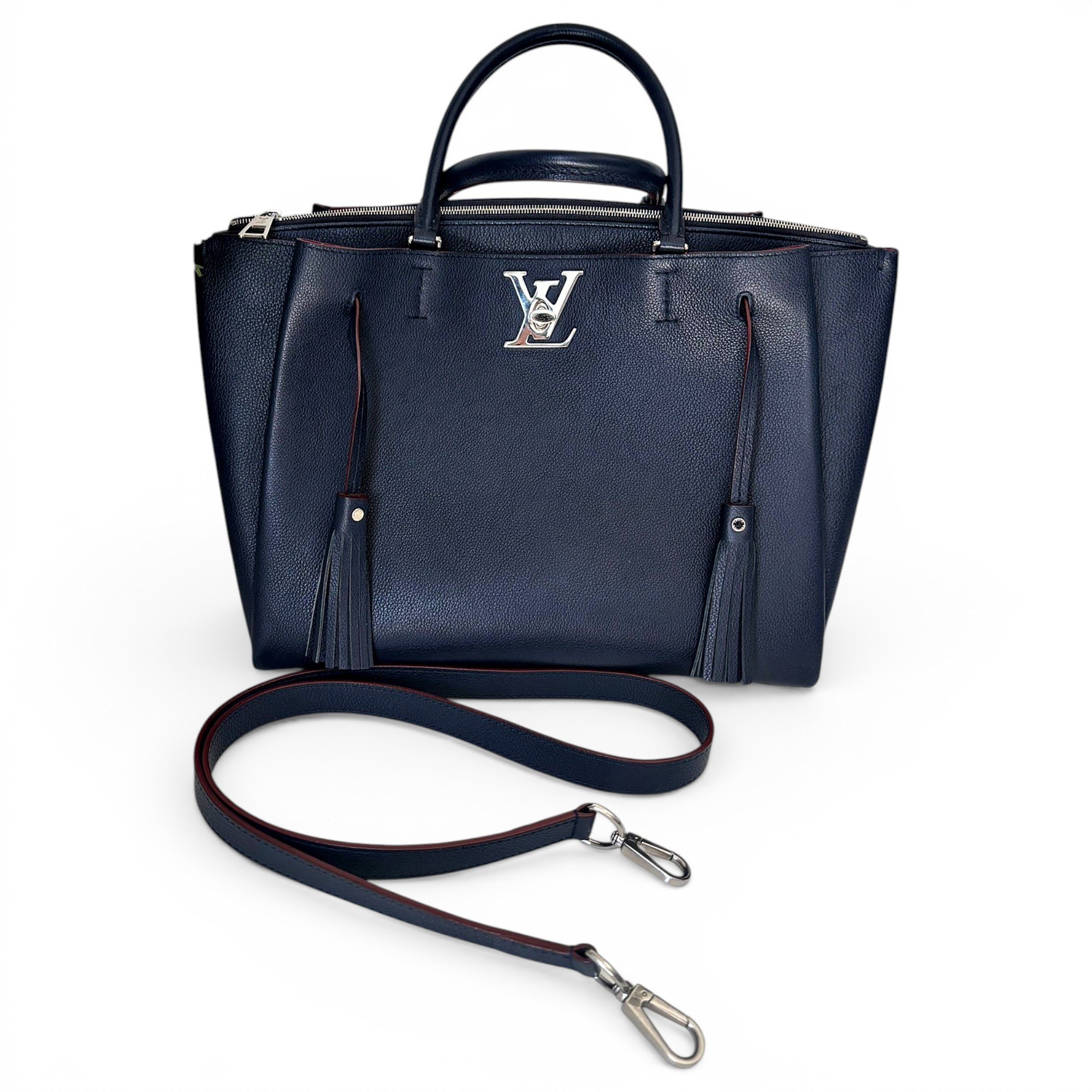 Lockmeto leather handbag