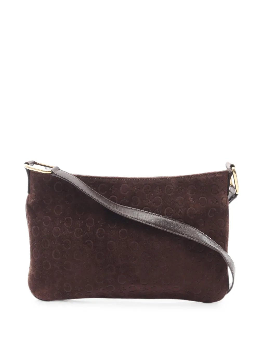2000s C Blazon leather shoulder bag