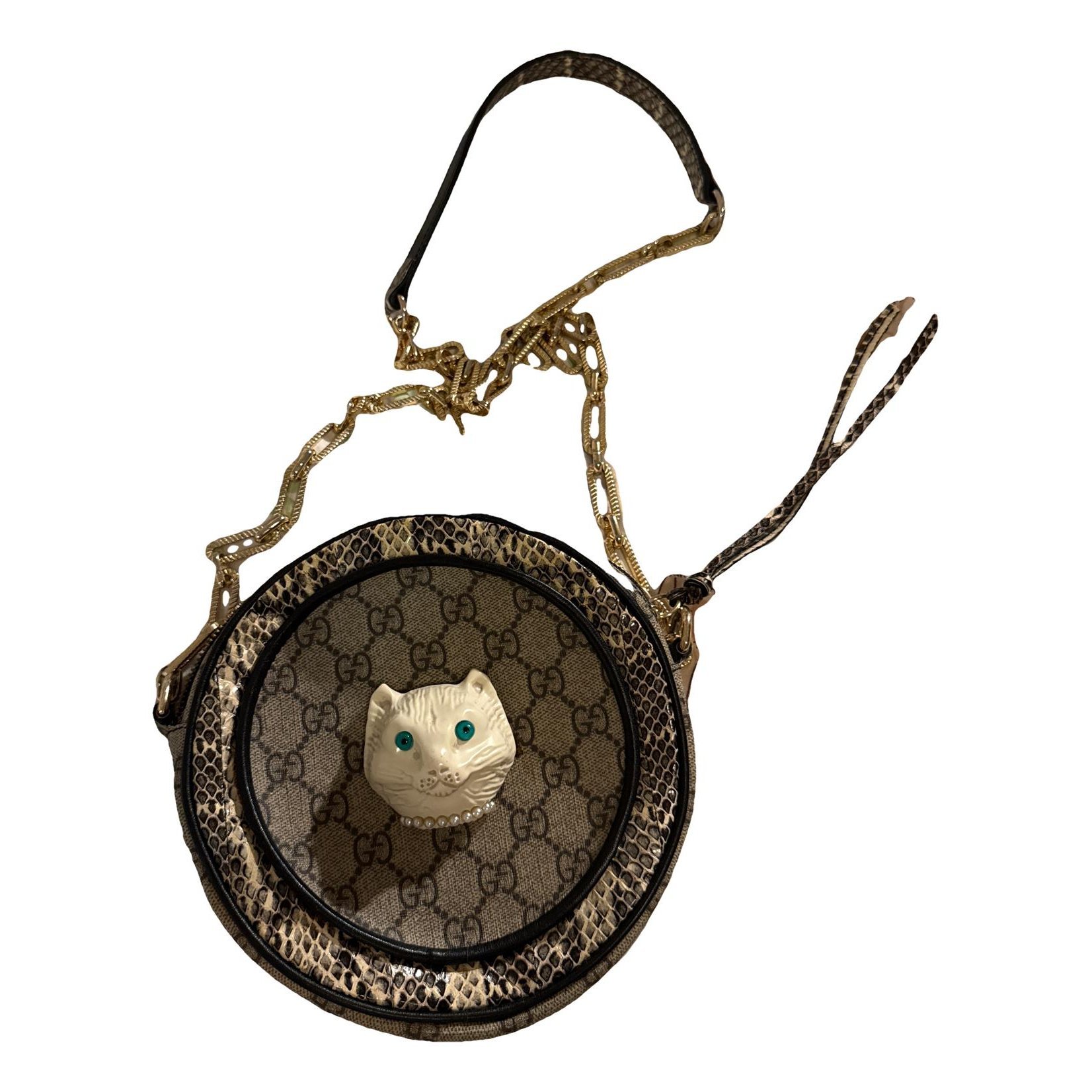 Ophidia Round crossbody bag