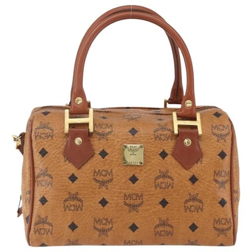 Boston leather bowling bag