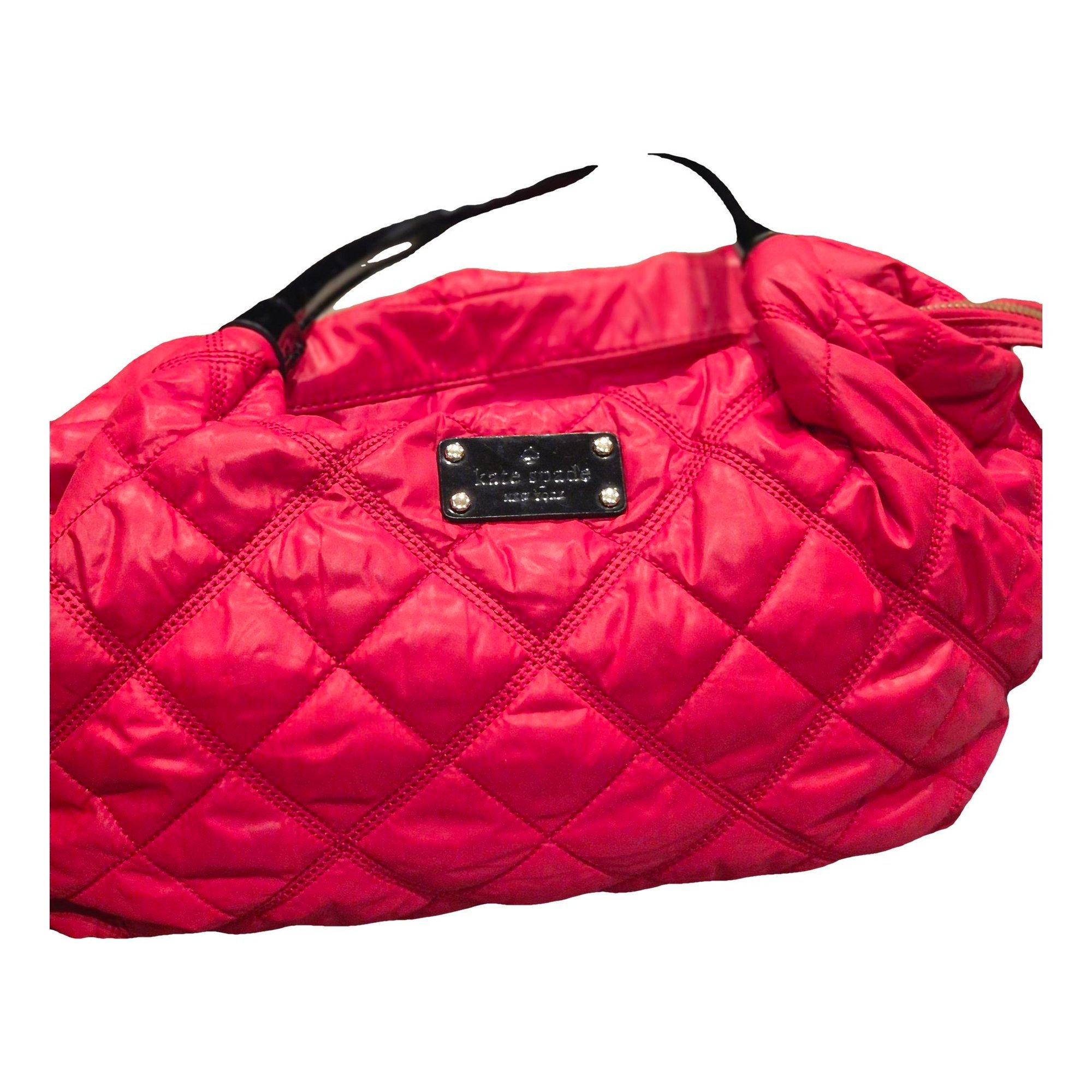 Patent leather handbag