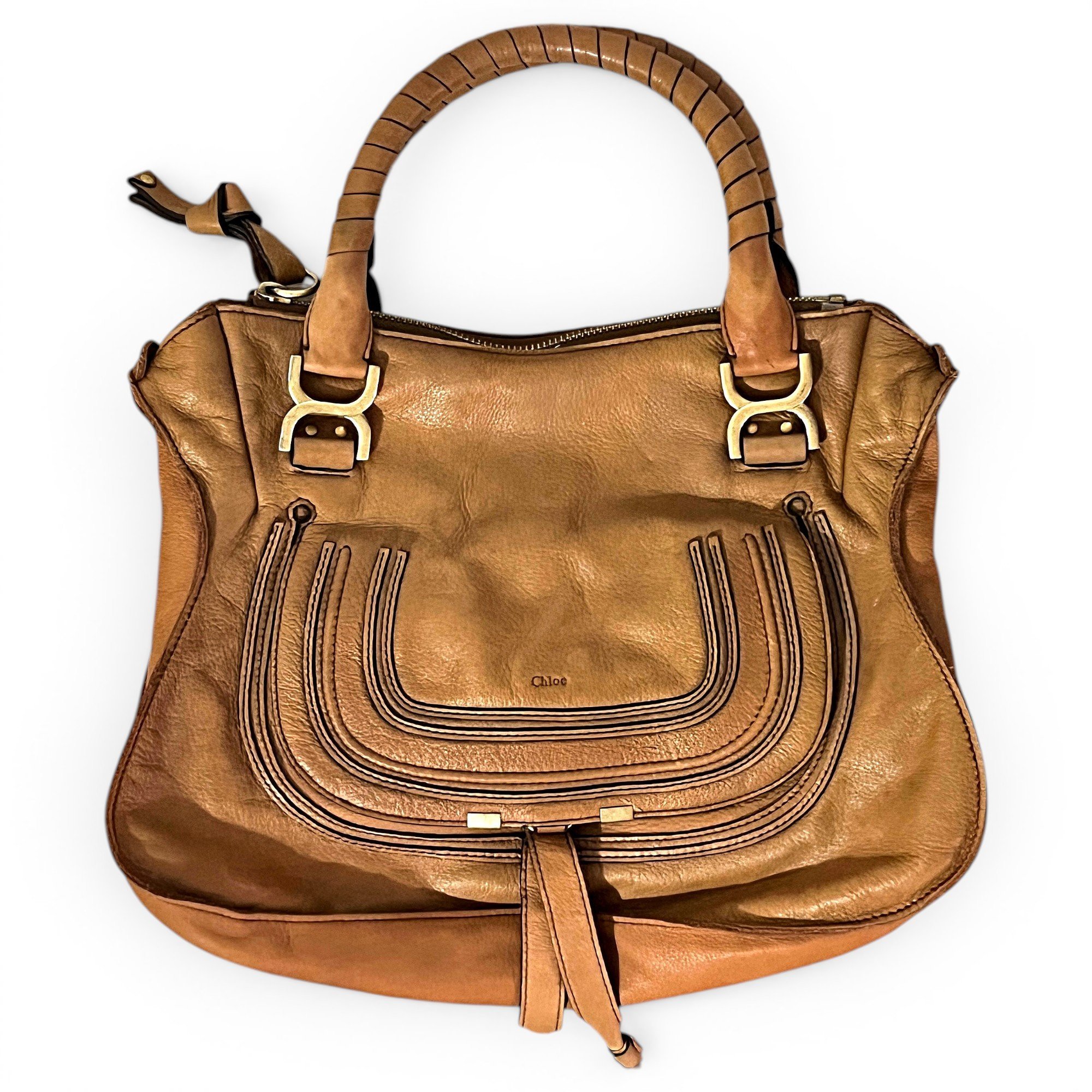 Marcie leather handbag