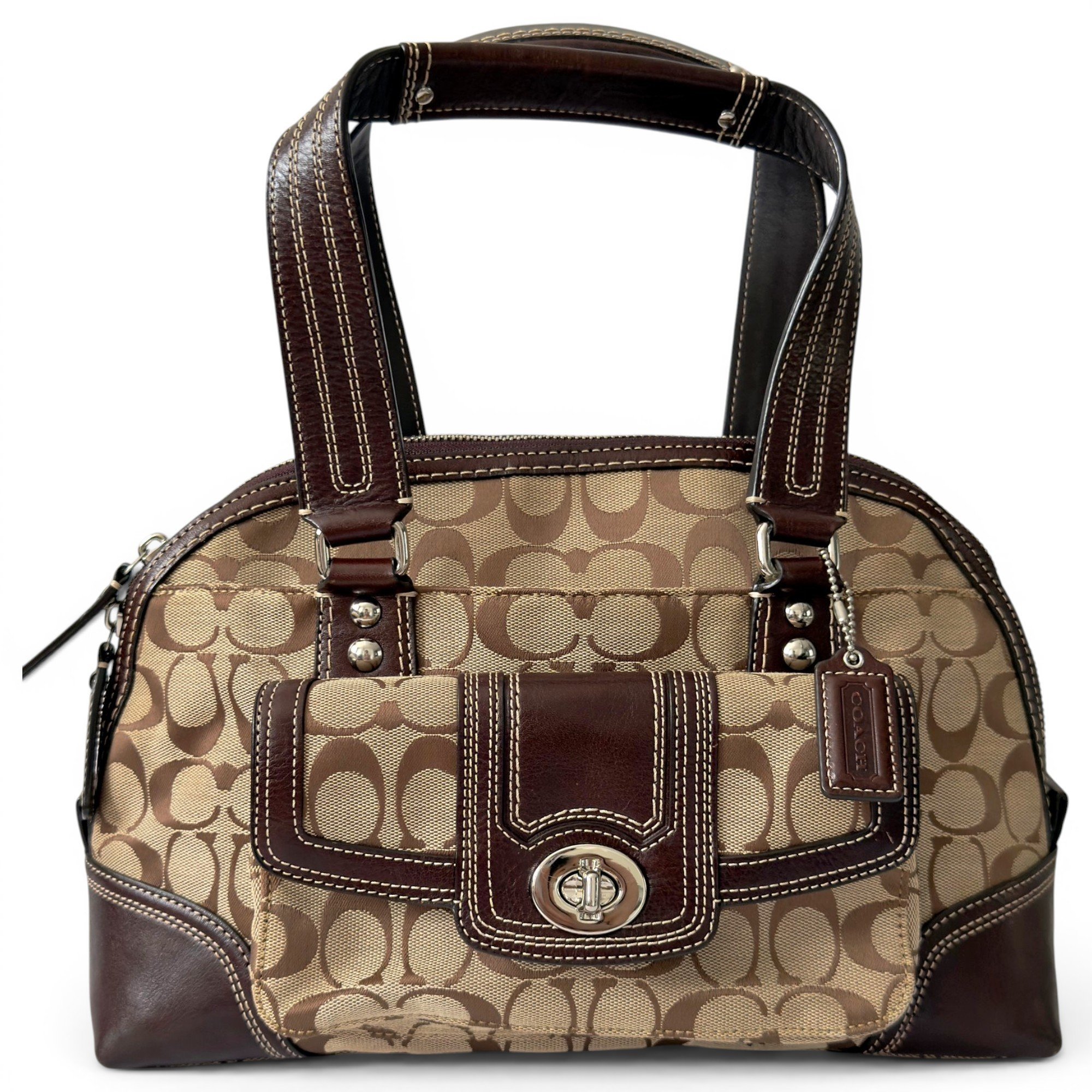 Signature Sufflette cloth handbag