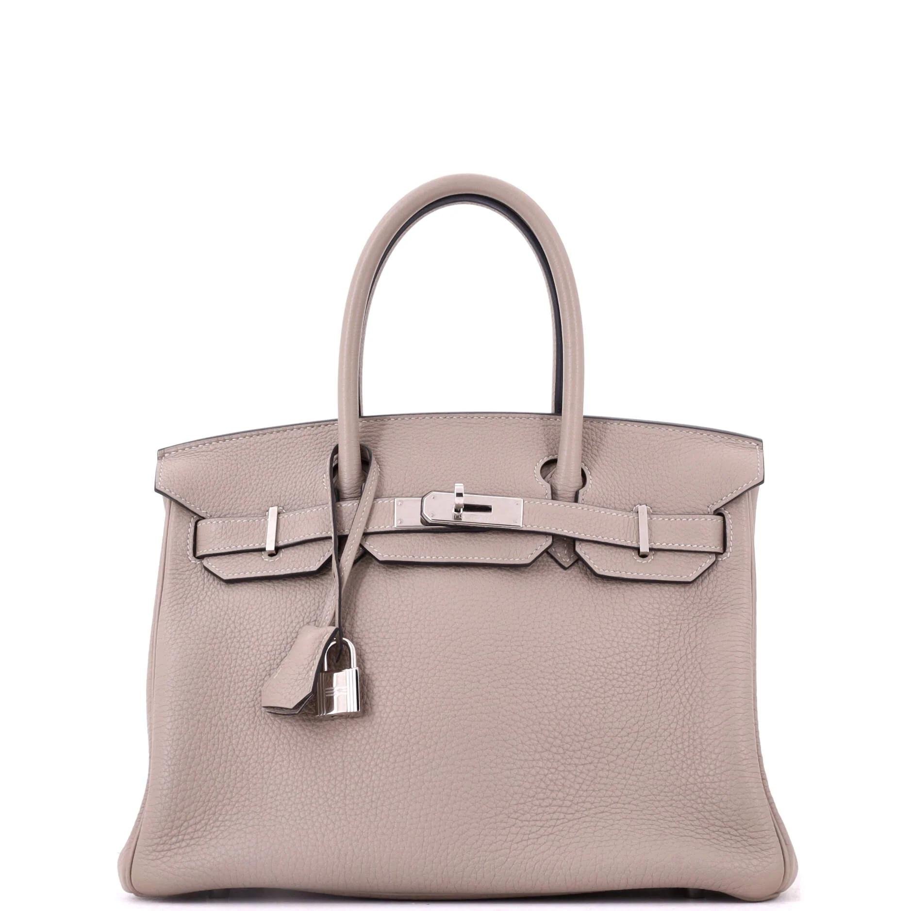 Birkin 30 leather tote