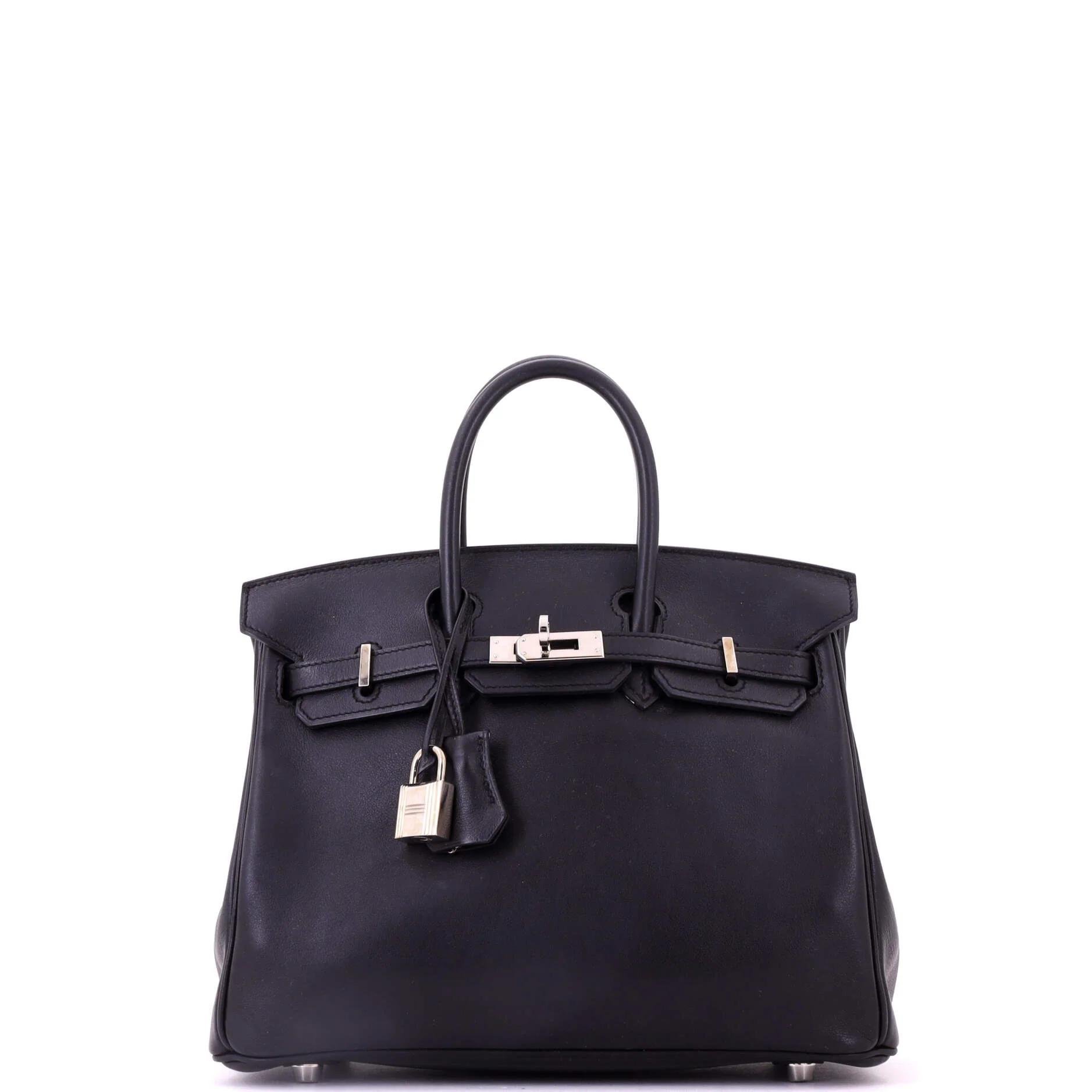 Birkin 25 leather tote