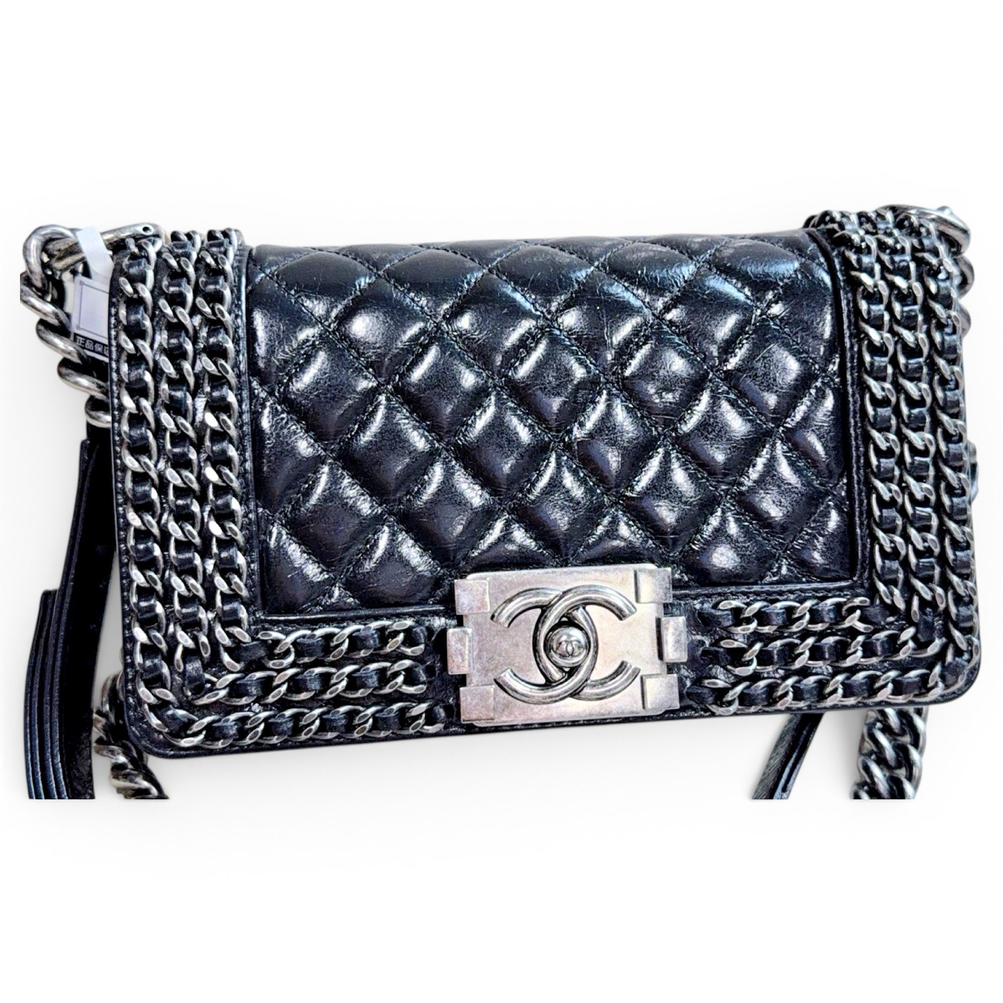 Boy leather handbag
