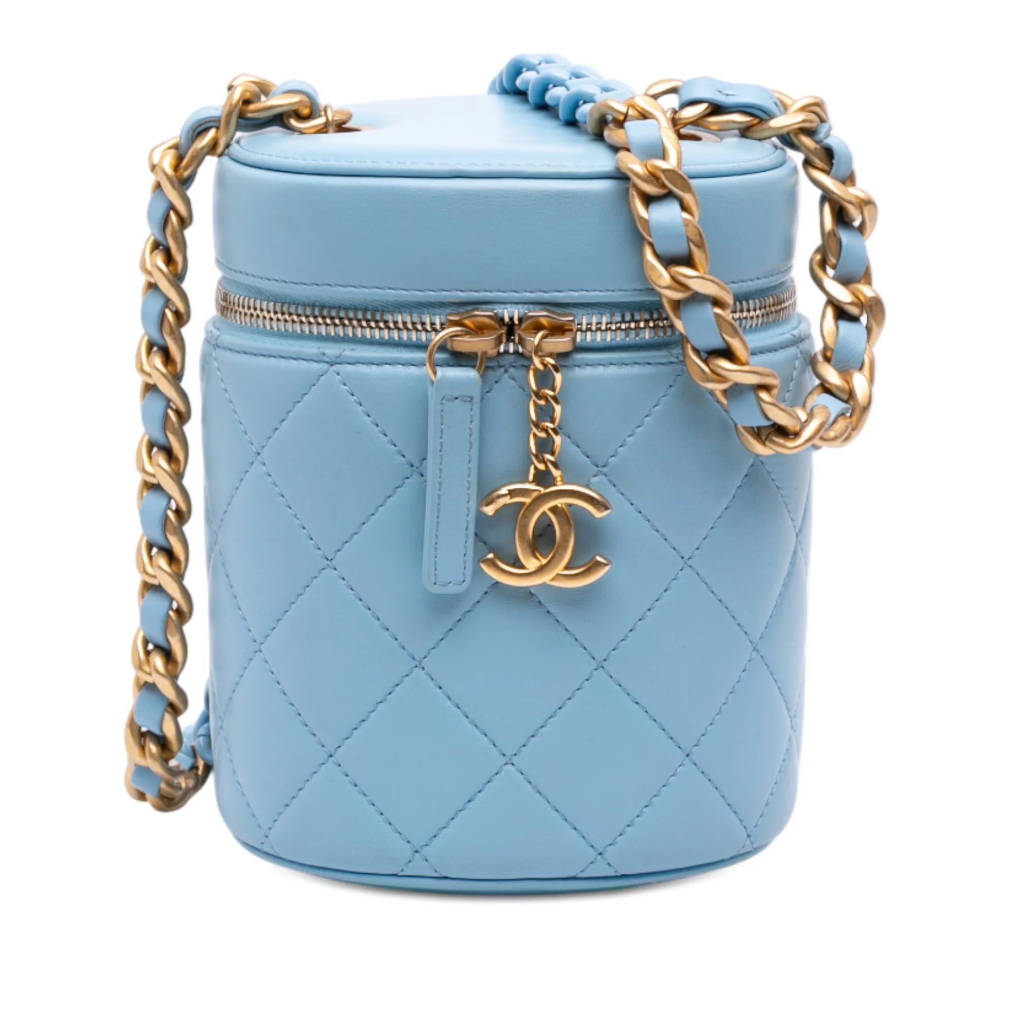 Vanity pony-style calfskin handbag