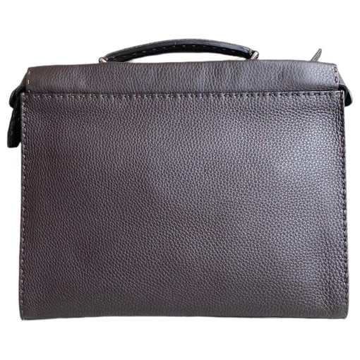 Peekaboo leather handbag