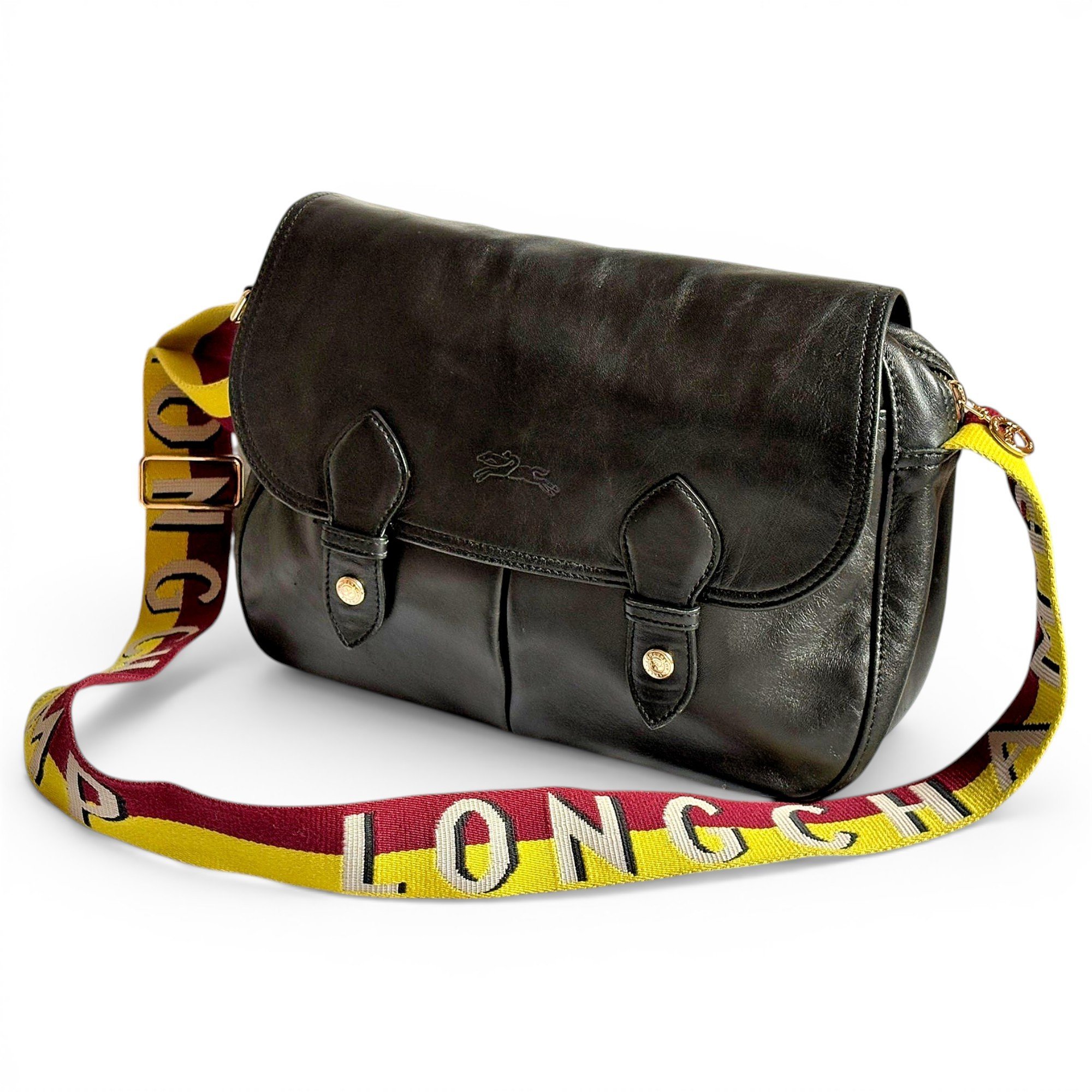Leather crossbody bag