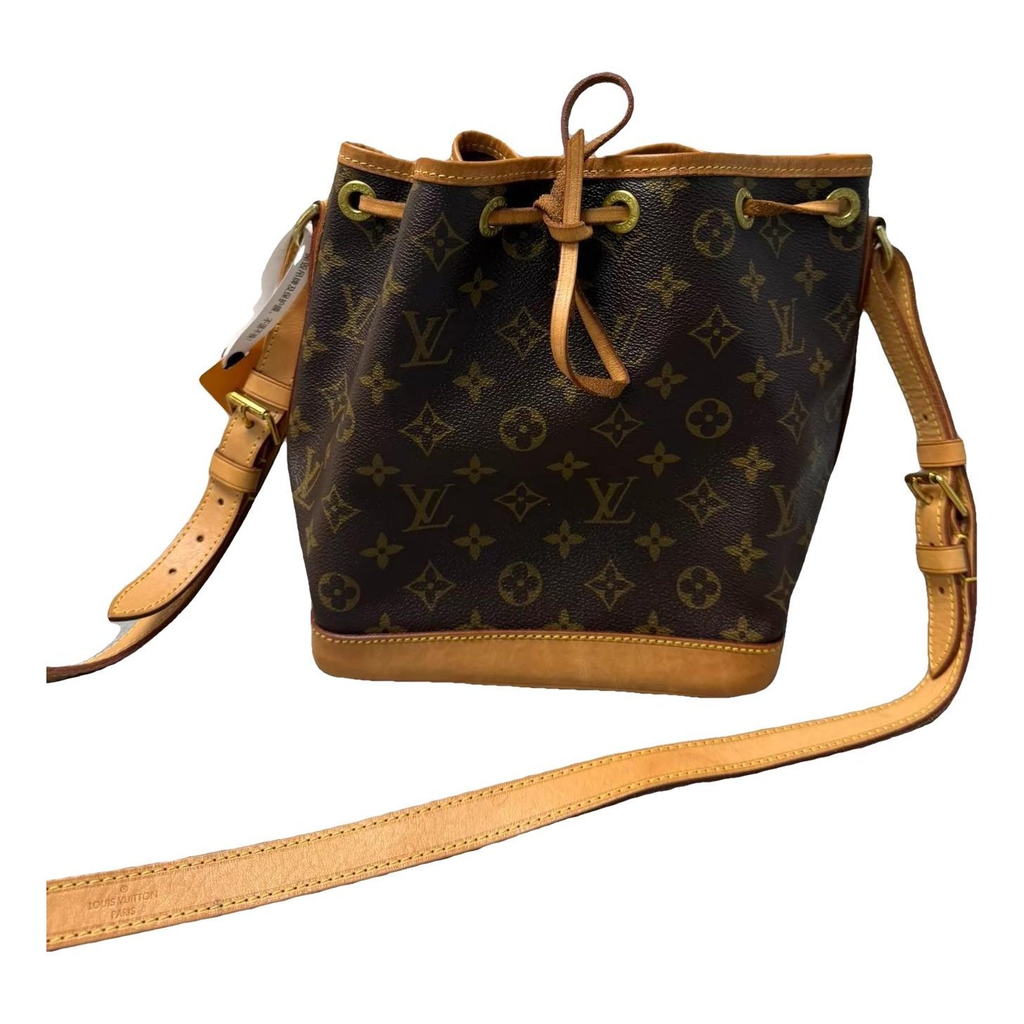 Nano Noé leather handbag