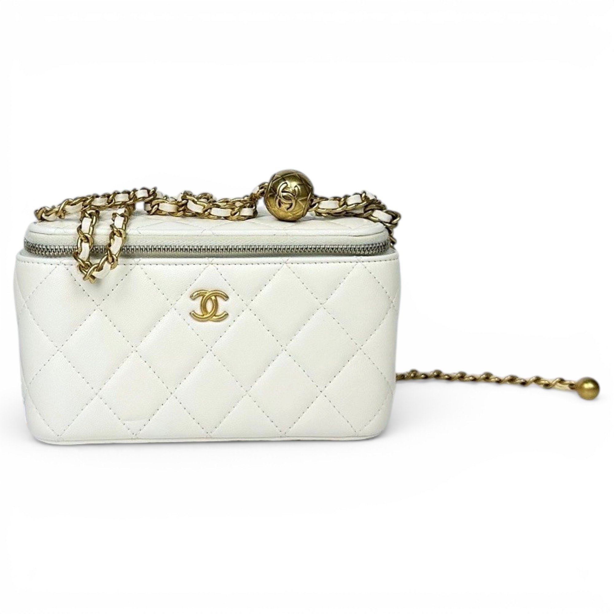 Trendy CC Vanity leather handbag