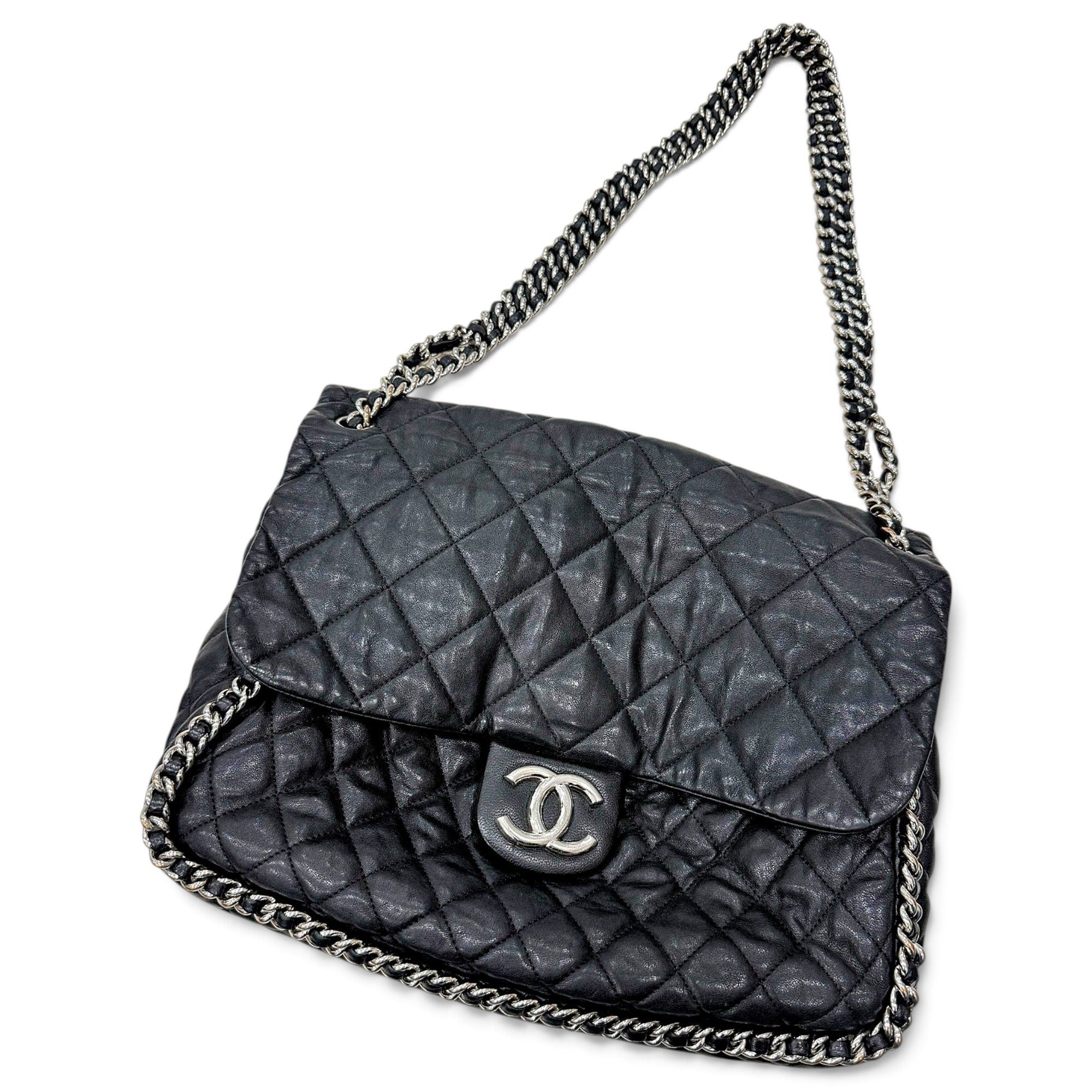 Chain Around leather handbag