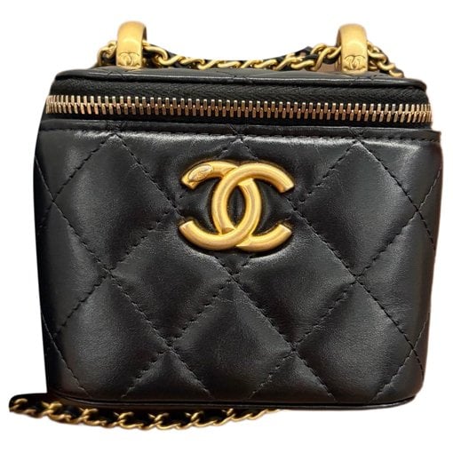 Trendy CC Vanity leather handbag