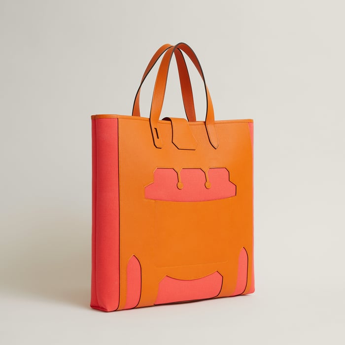 Random Monsieur B Cutting Tote Bag, Large Model