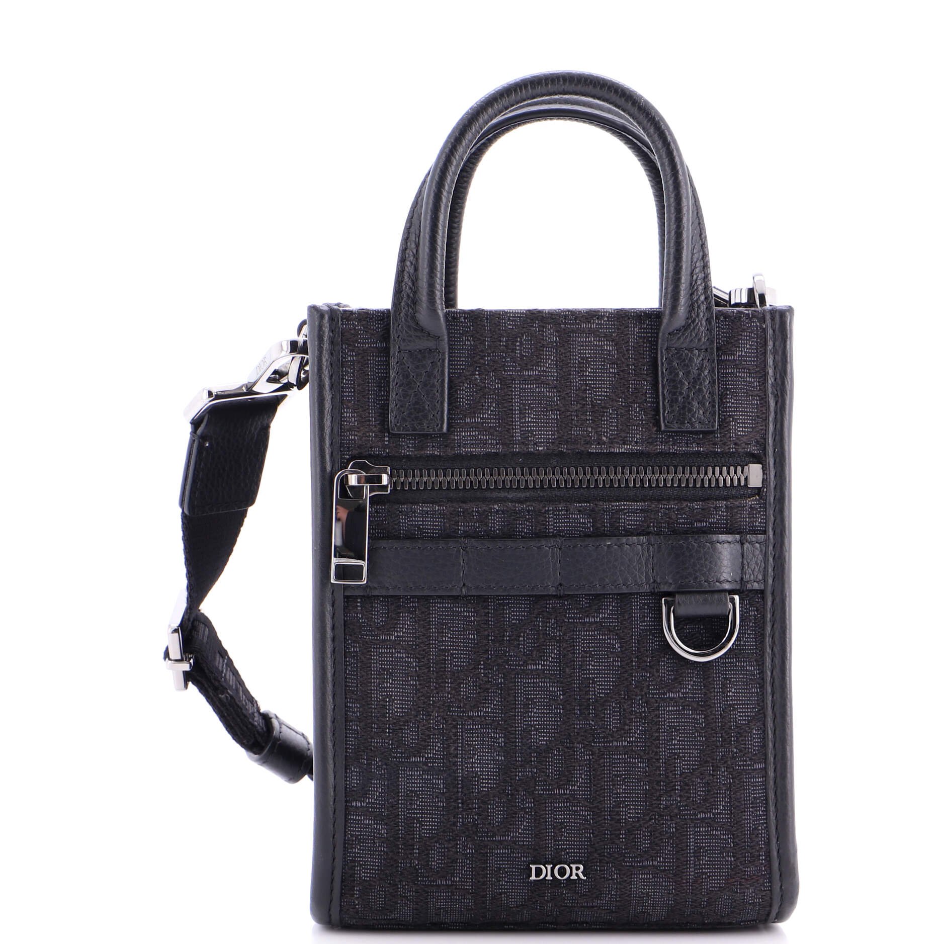 Dior Safari North South Convertible Tote Oblique Canvas Mini