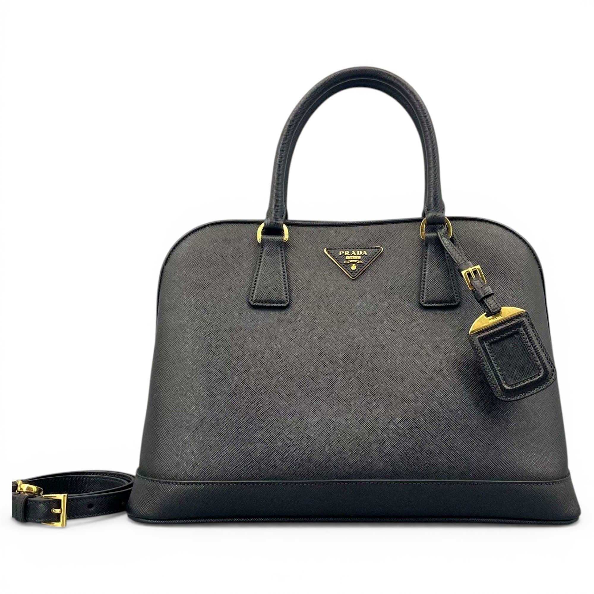 Promenade leather handbag