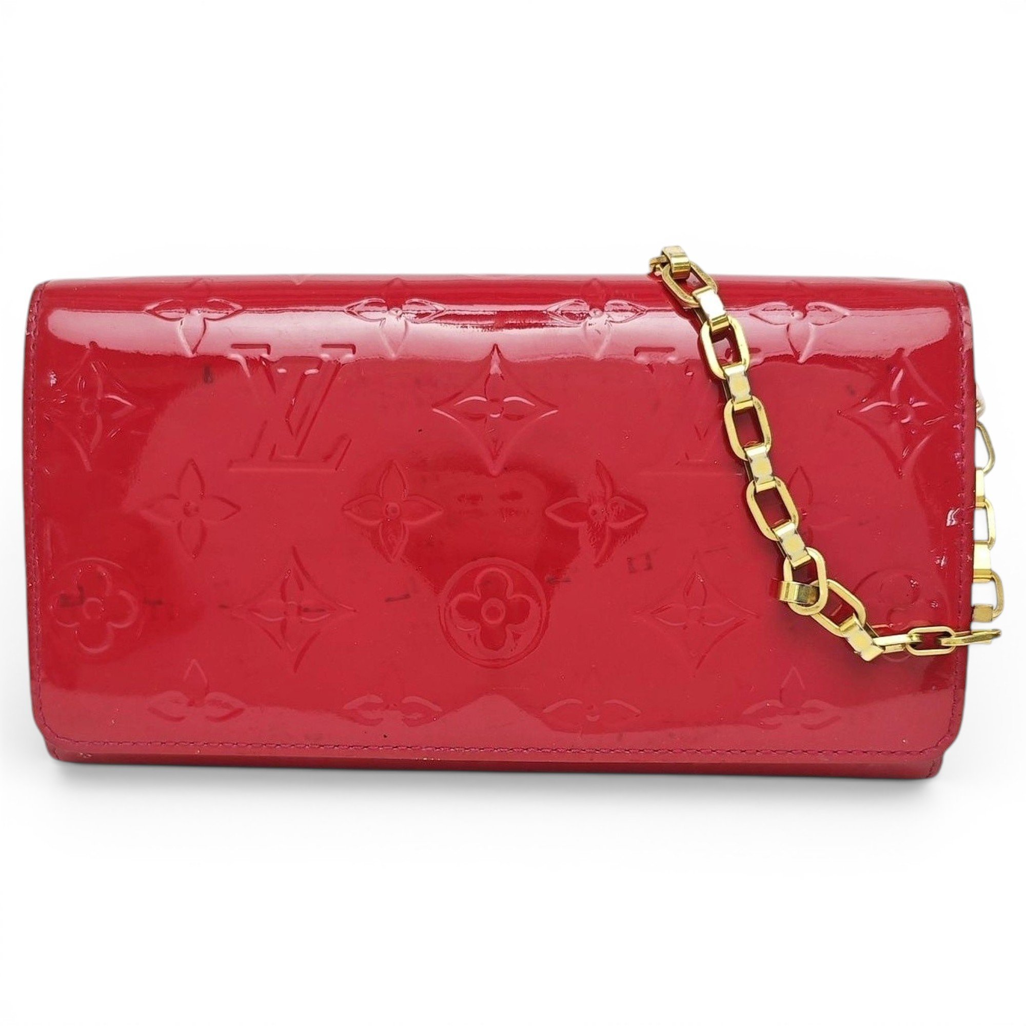 Patent leather handbag