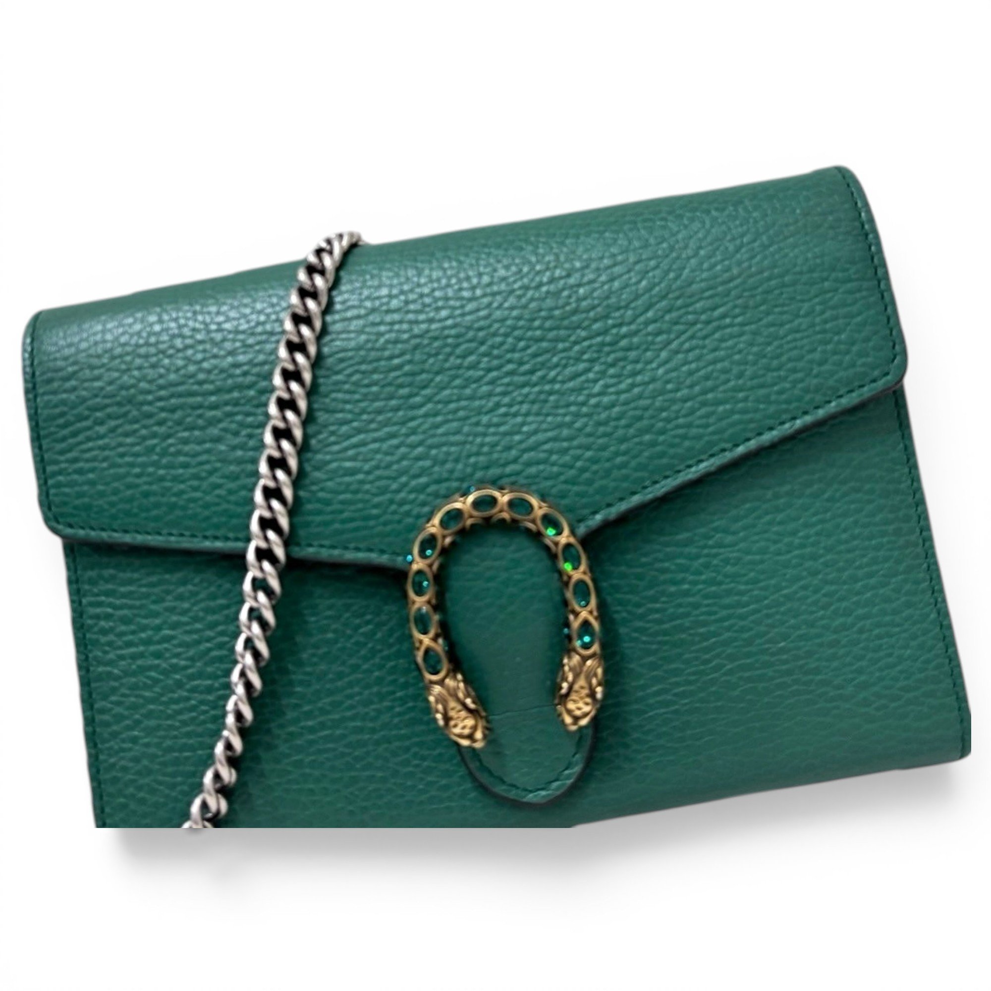 Dionysus Chain Wallet leather handbag