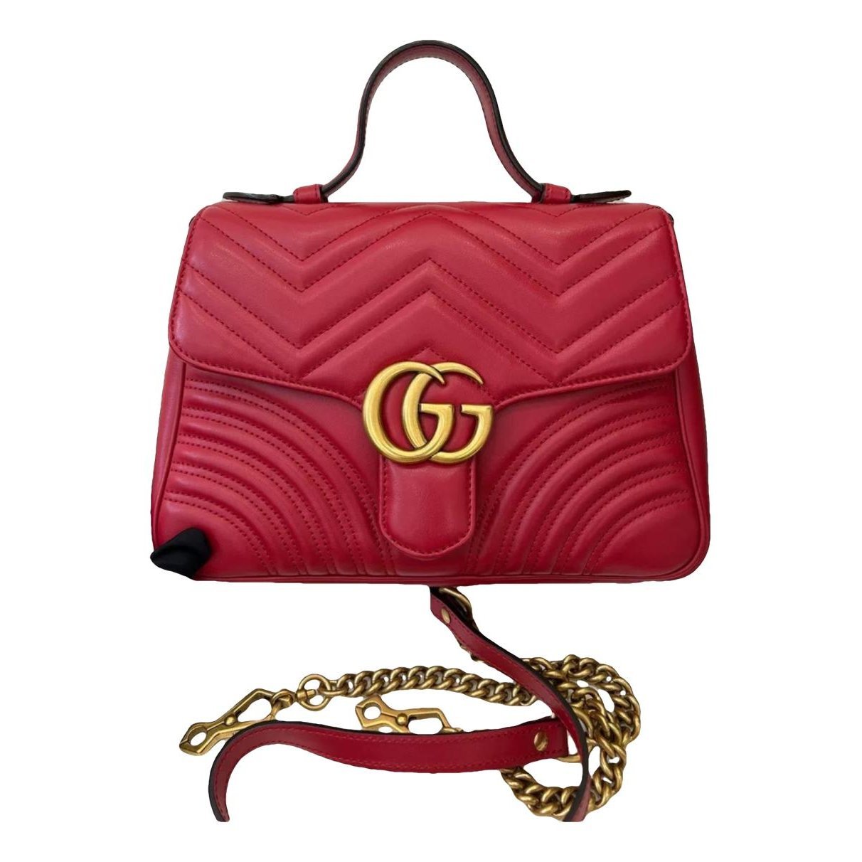 GG Marmont Flap leather handbag