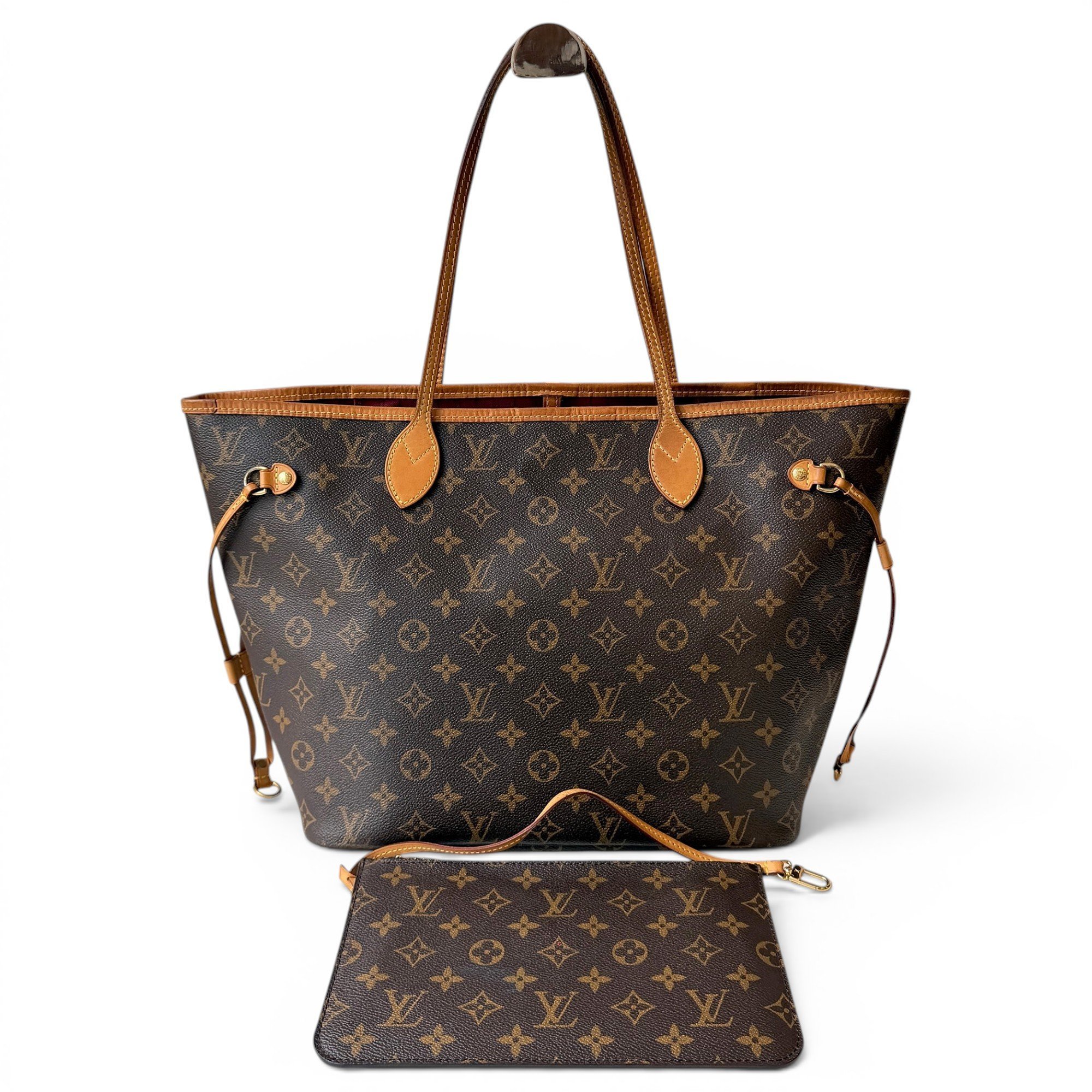 Neverfull patent leather tote