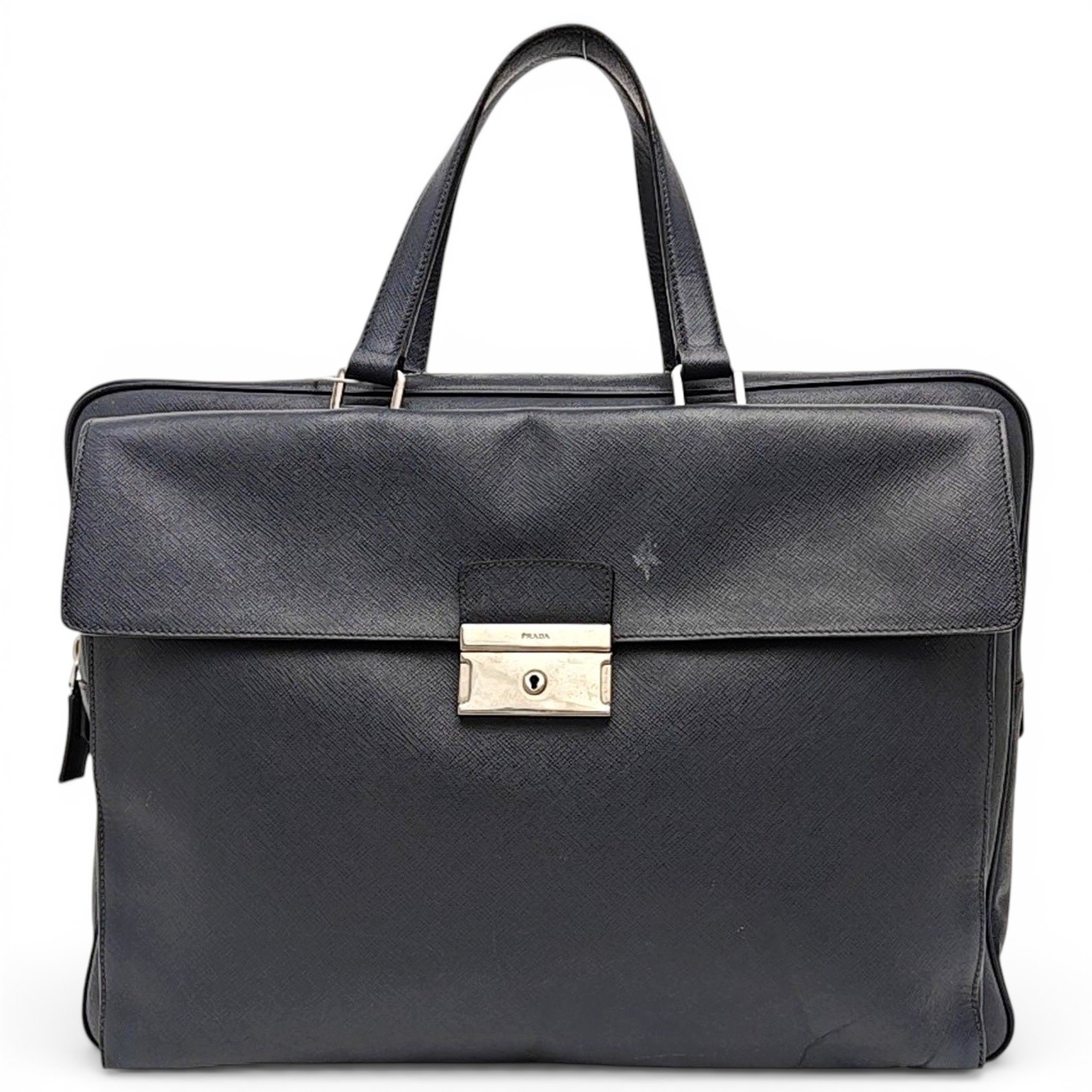 Leather handbag