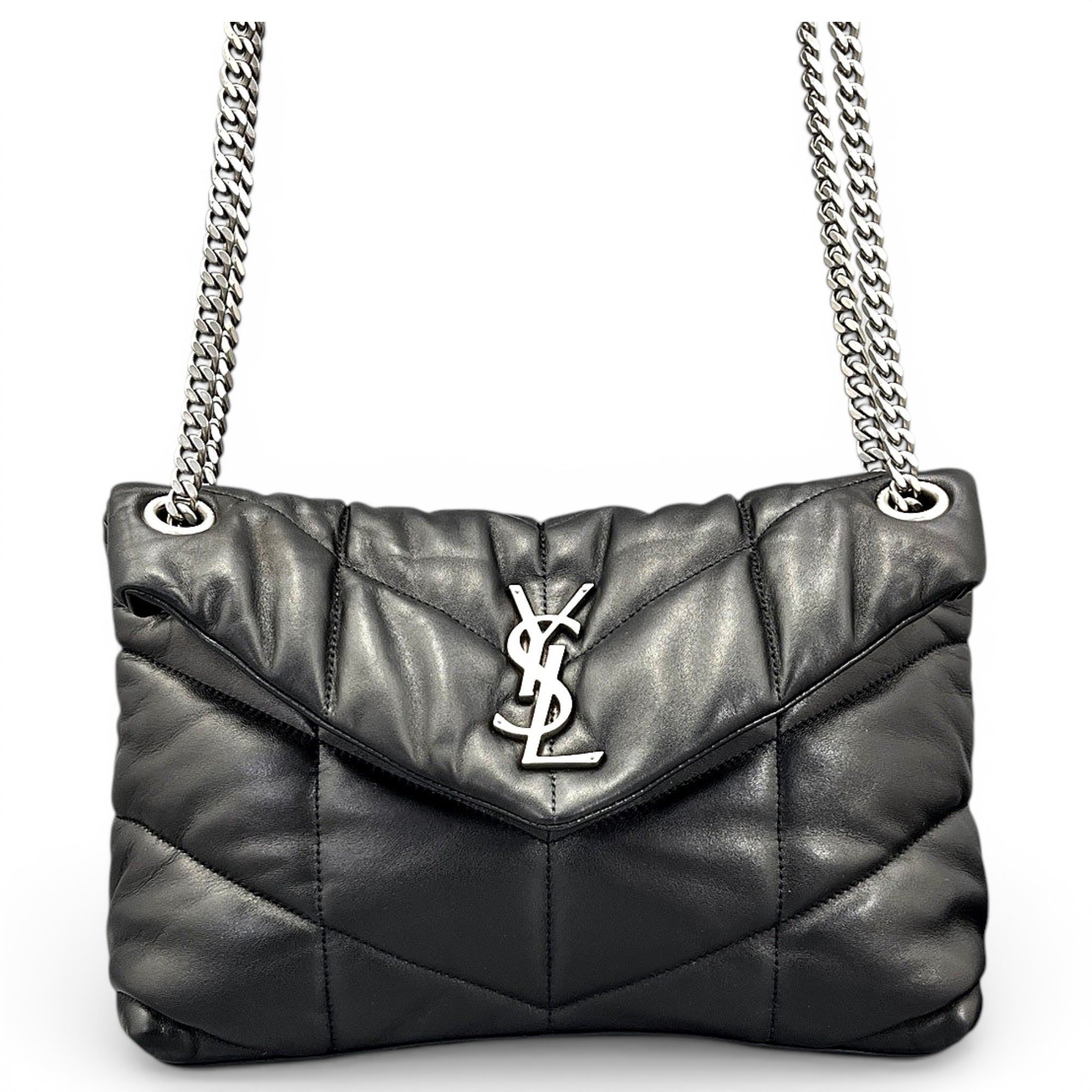 Loulou Puffer leather handbag