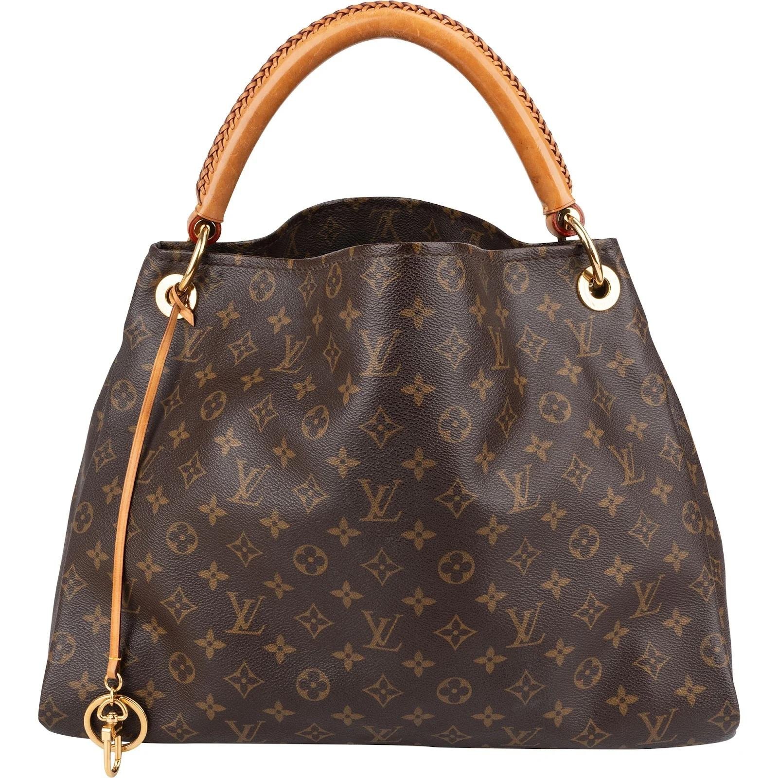 Artsy leather handbag