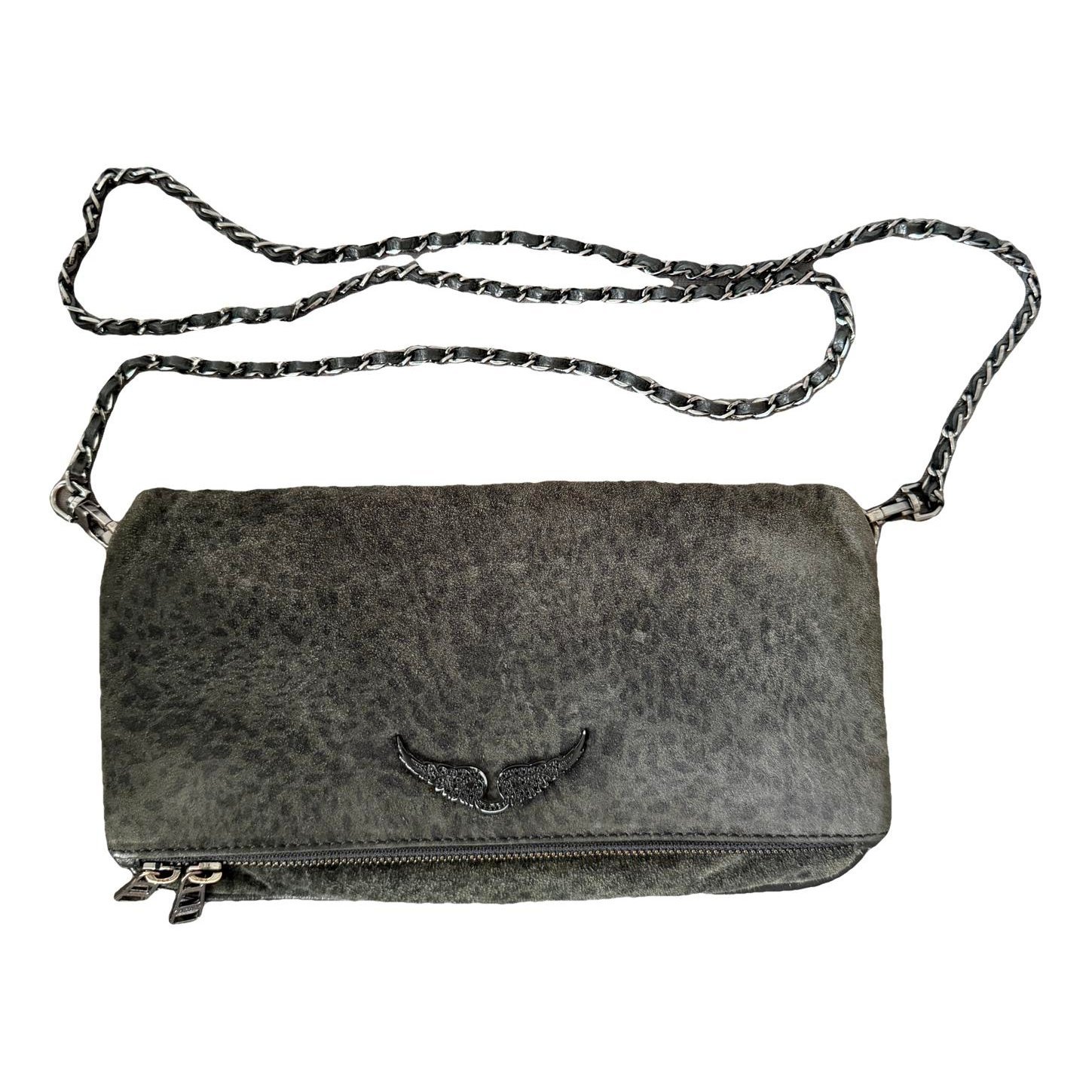 Rock leather crossbody bag