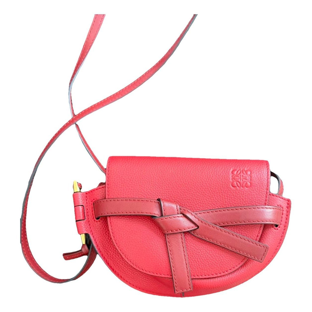 Gate leather crossbody bag