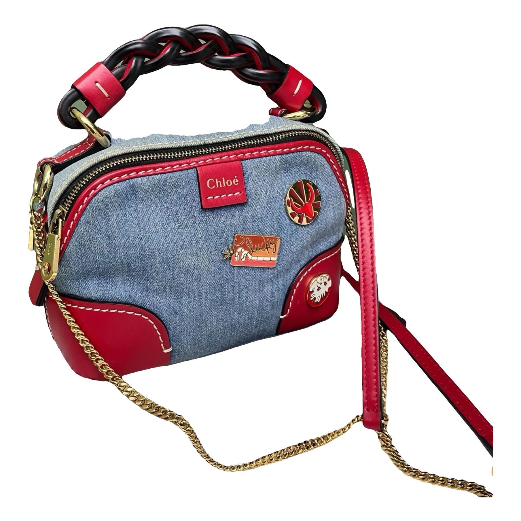 Leather handbag