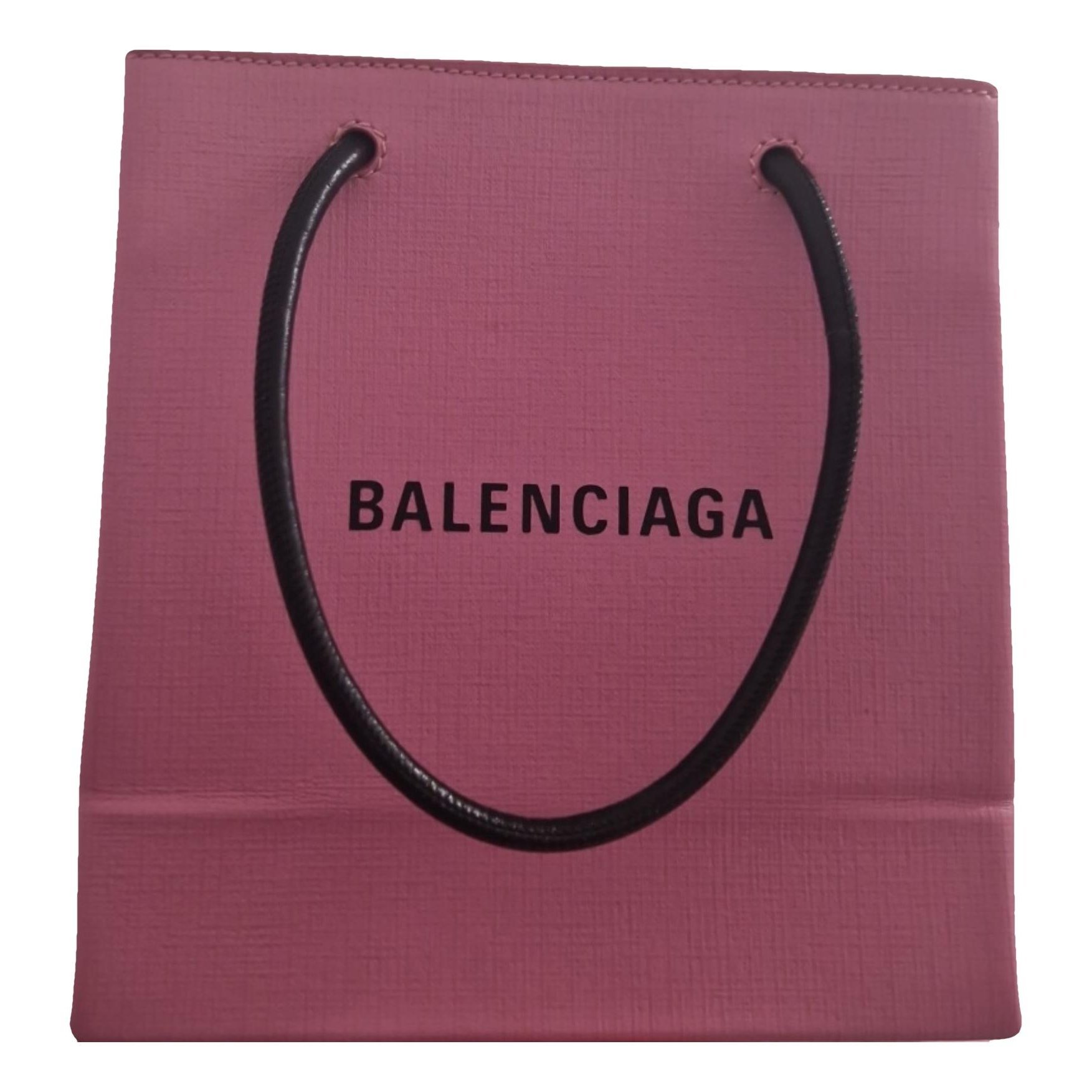Balenciaga Plastic bag shooper leather crossbody bag