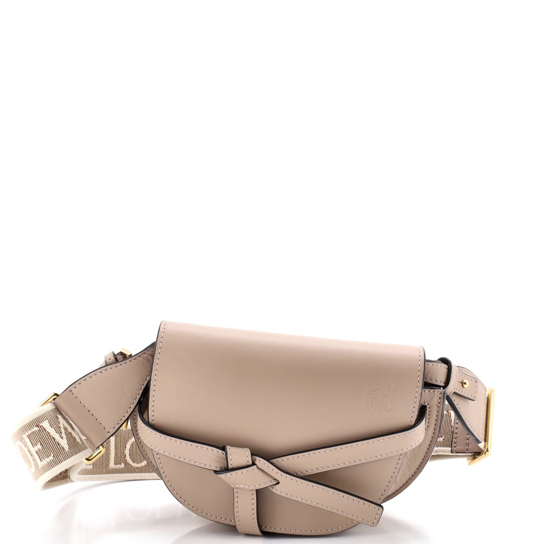 Gate Dual Shoulder Bag Leather Mini