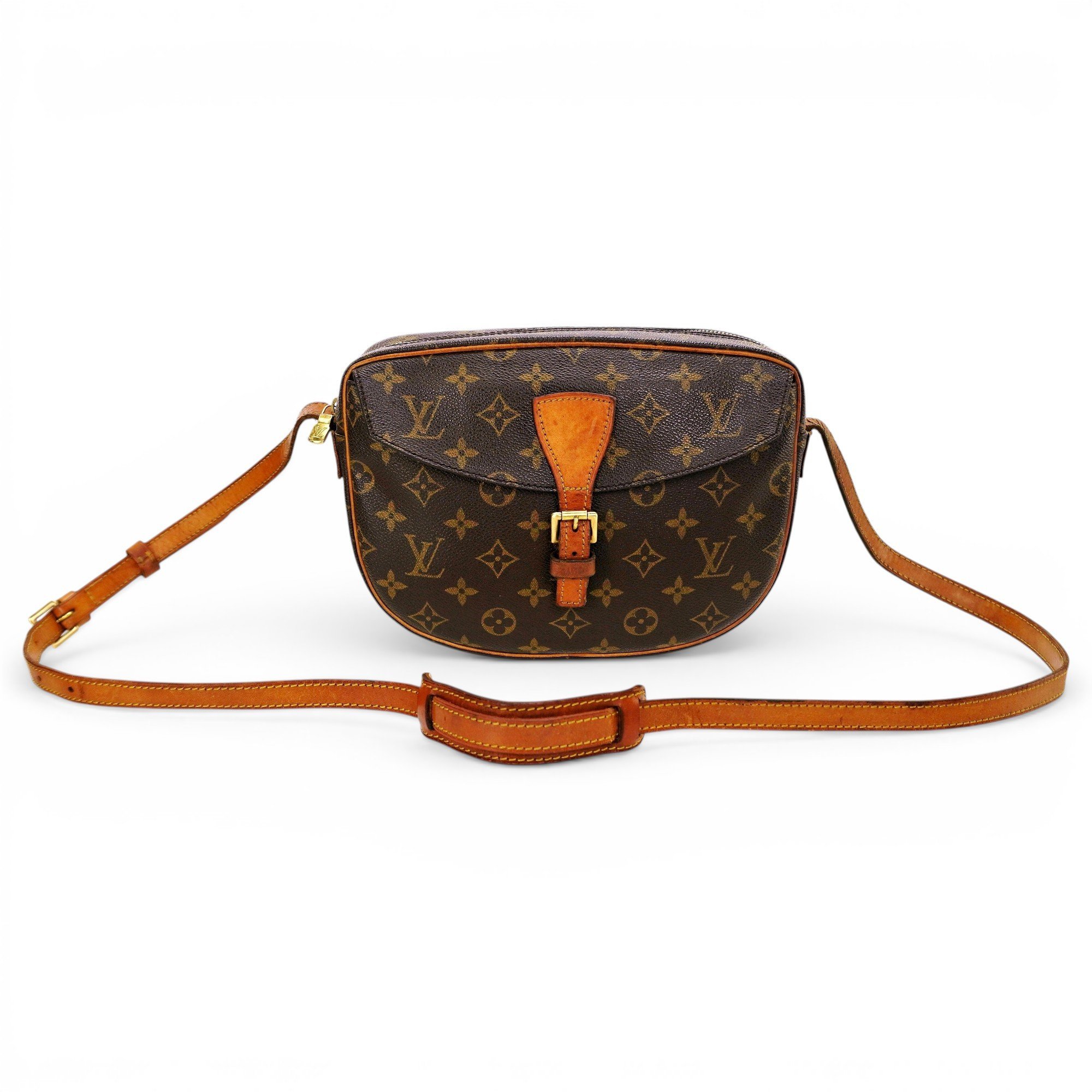 Jeune fille leather crossbody bag