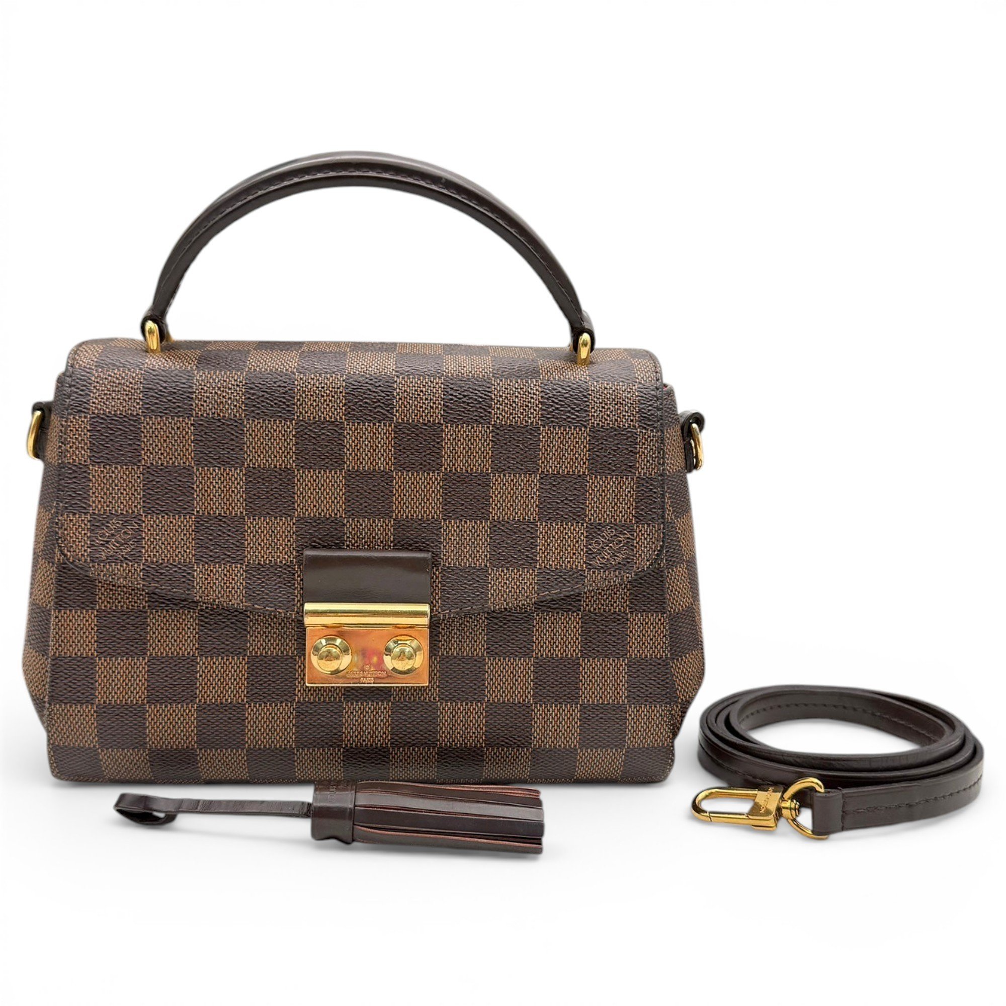 Croisette leather handbag