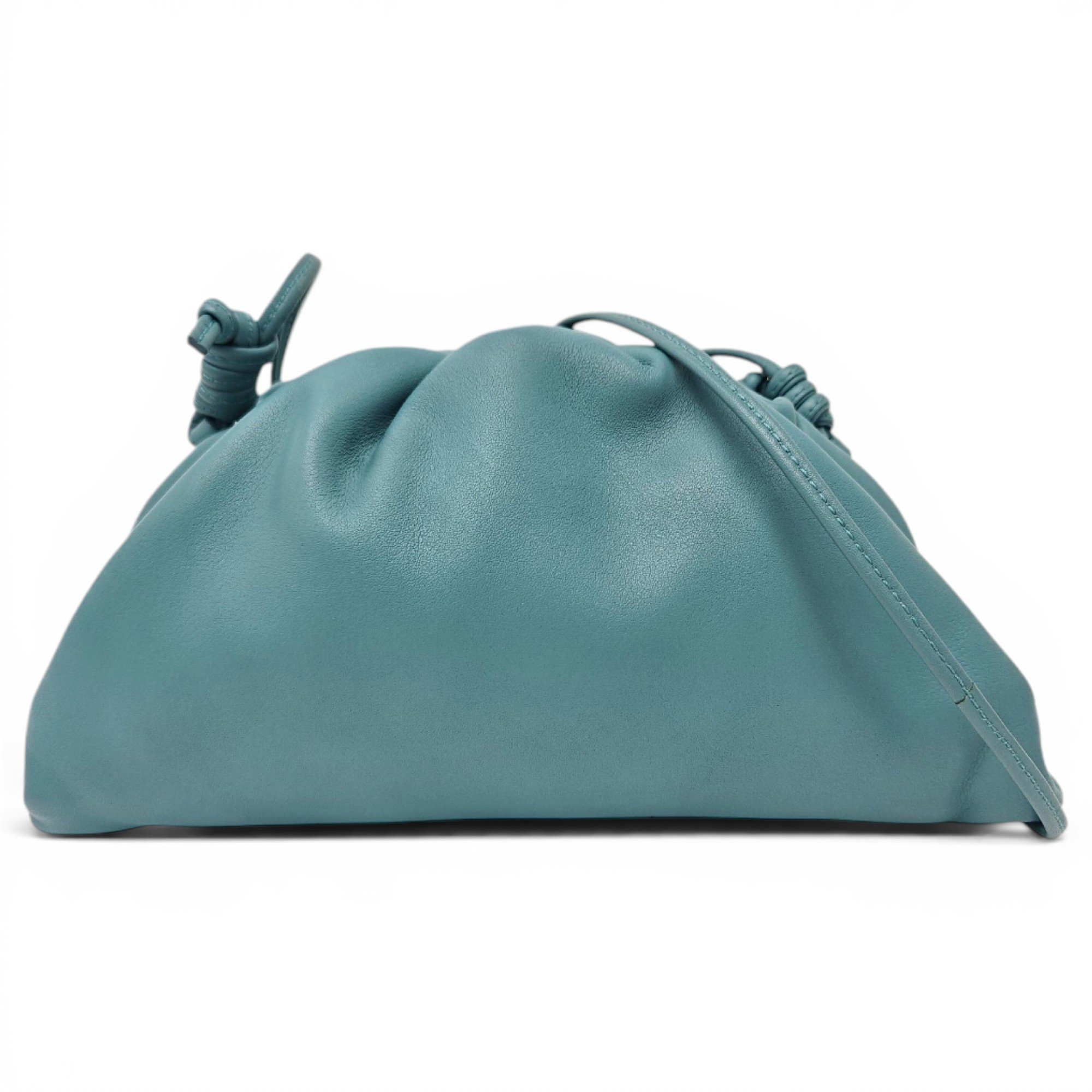 Pouch leather handbag