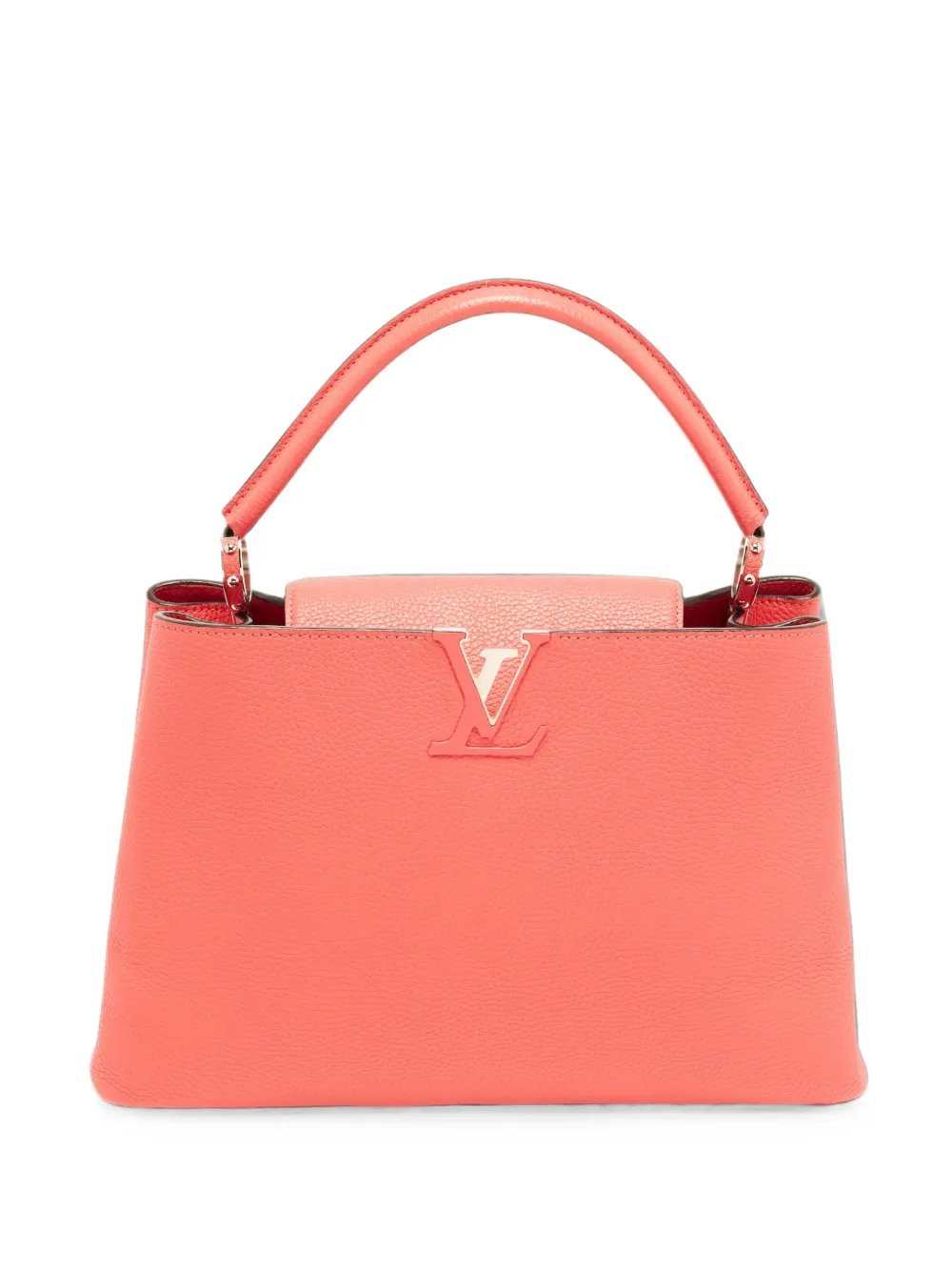 Louis Vuitton 2015 MM Capucines leather tote bag