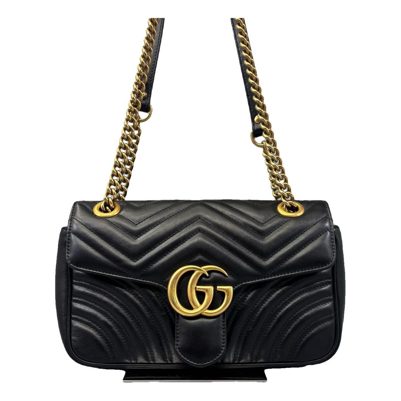 GG Marmont Flap leather handbag