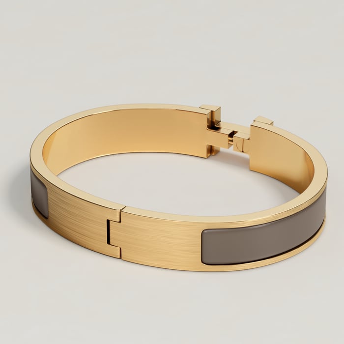 Gris Étain Mat Clic Hh Bracelet
