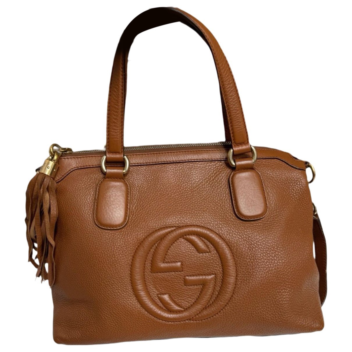 Soho Top Handle leather handbag