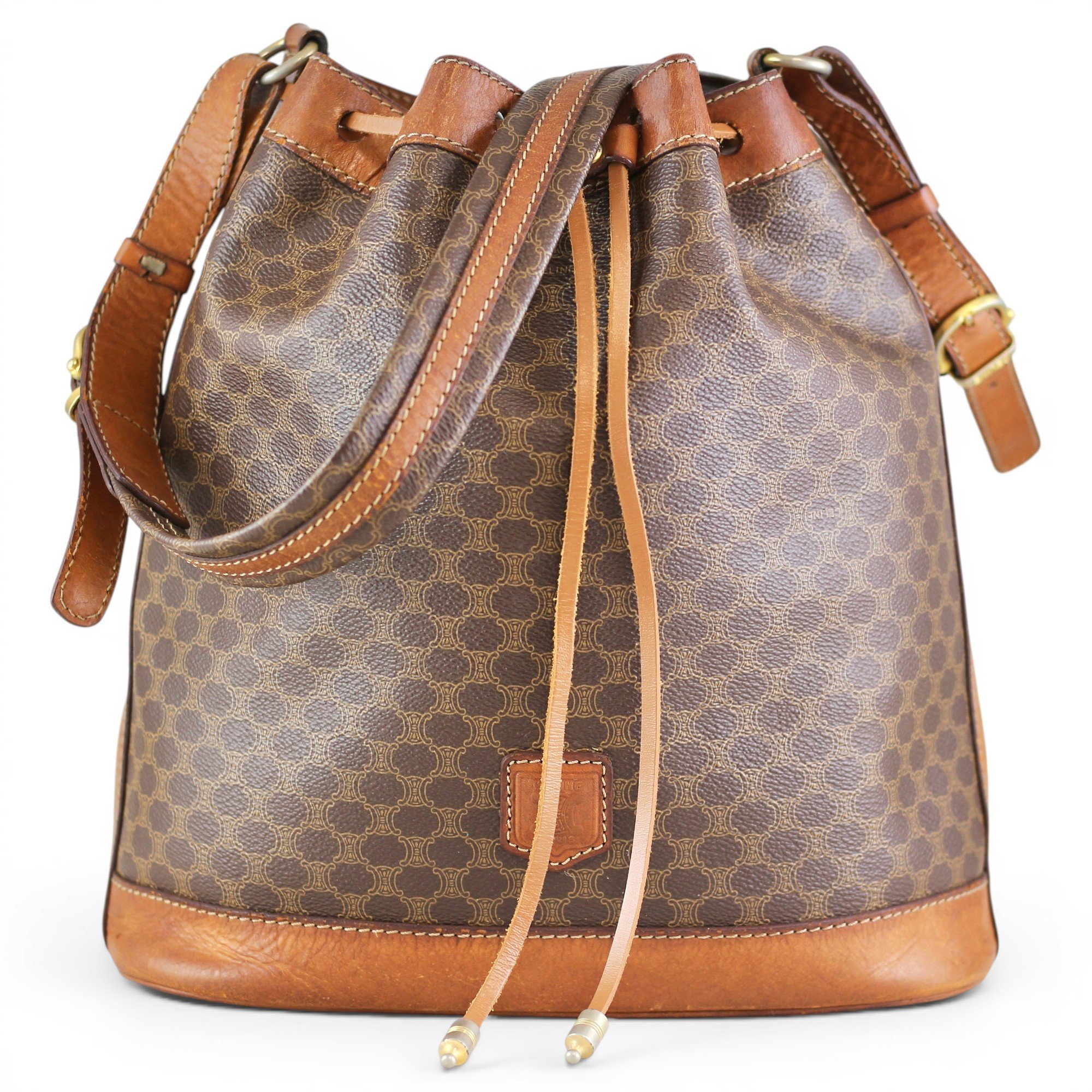 SAC SEAU leather handbag