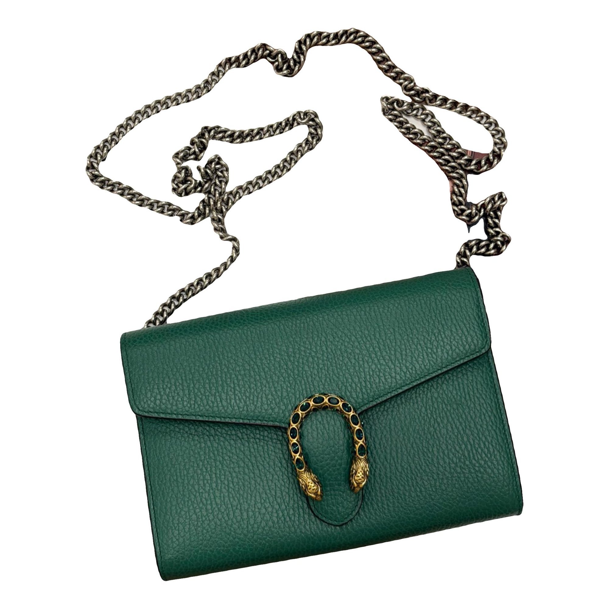 Dionysus Chain Wallet leather handbag