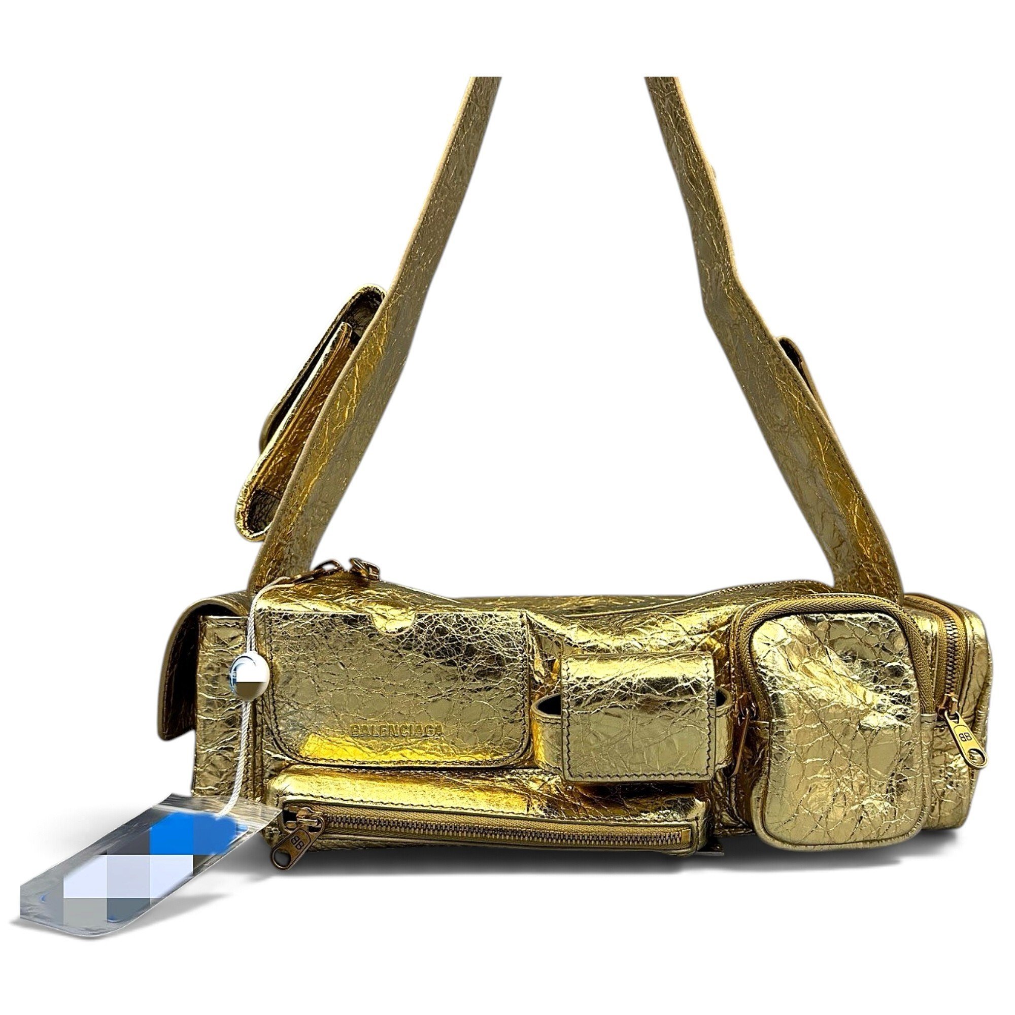 Superbusy patent leather handbag