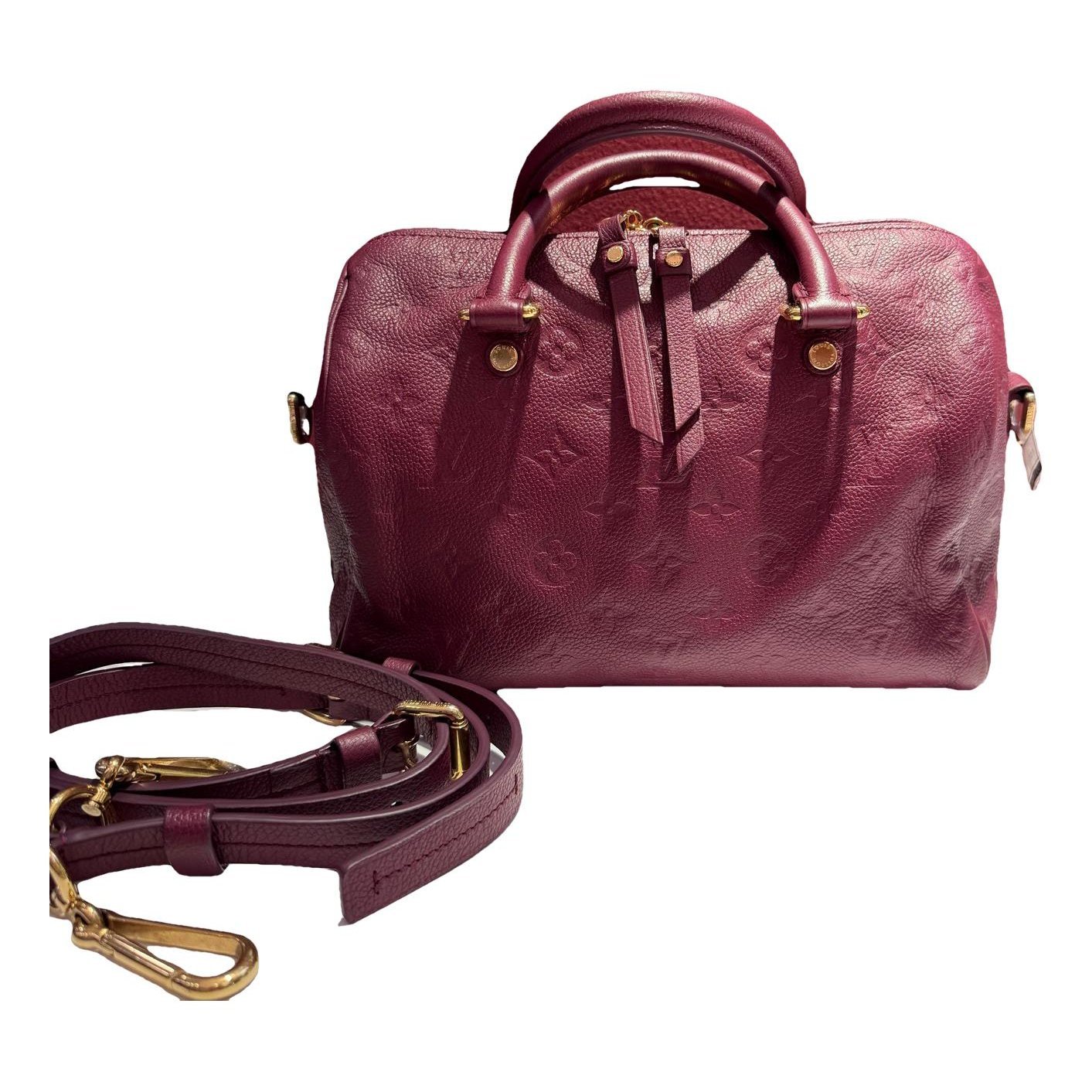 Speedy leather handbag