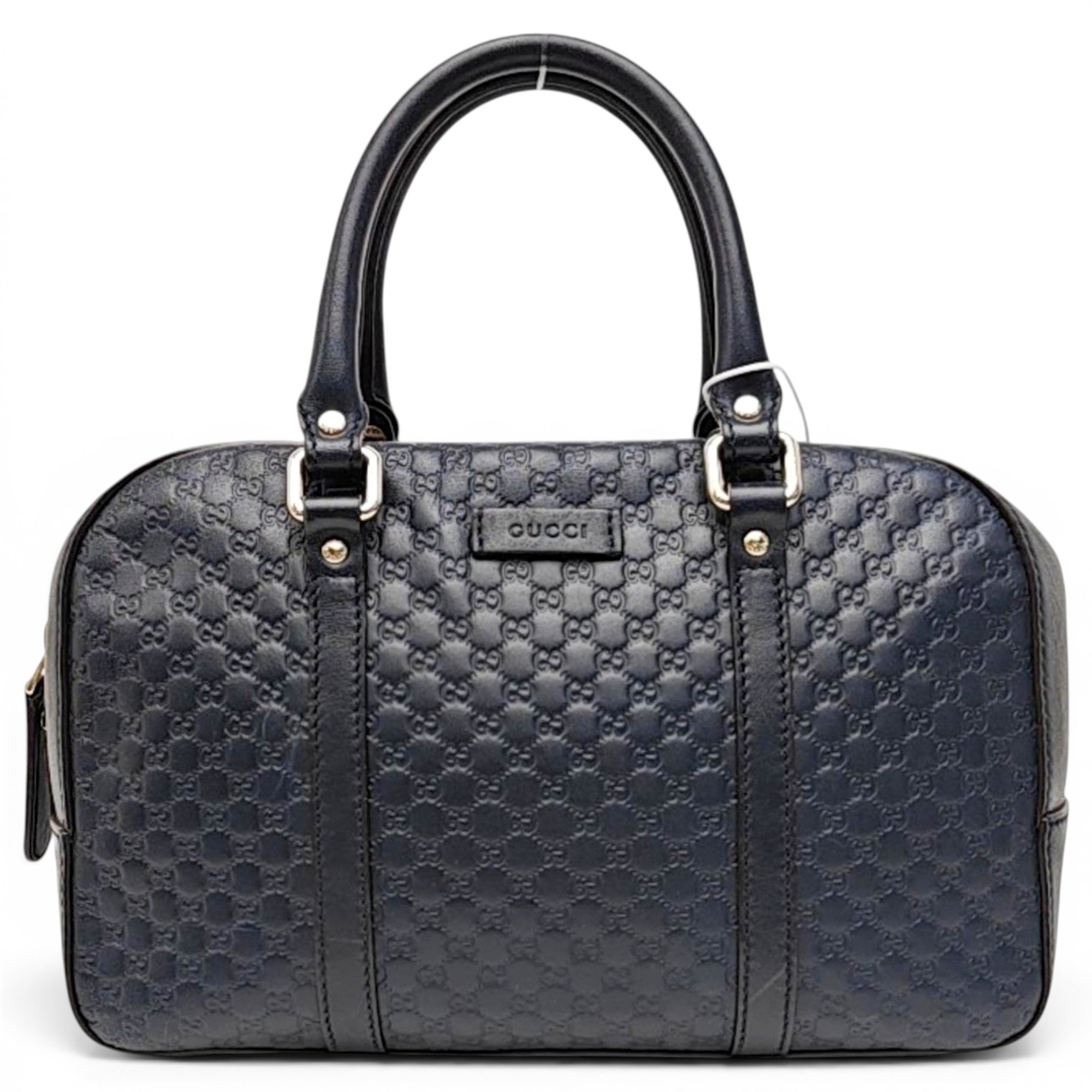 Dôme leather handbag
