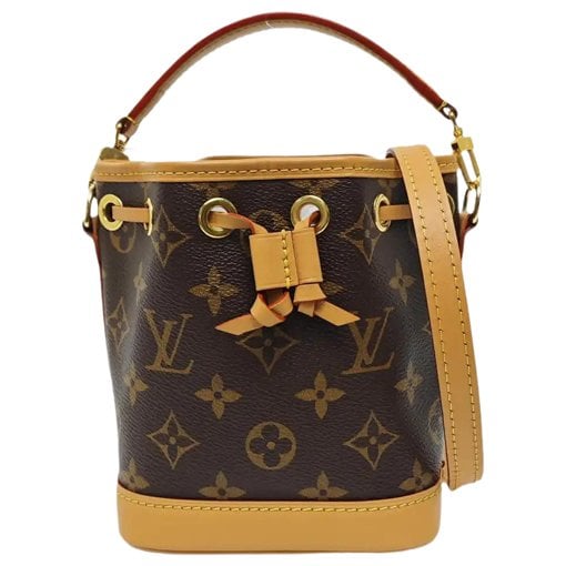 Nano Noé leather handbag