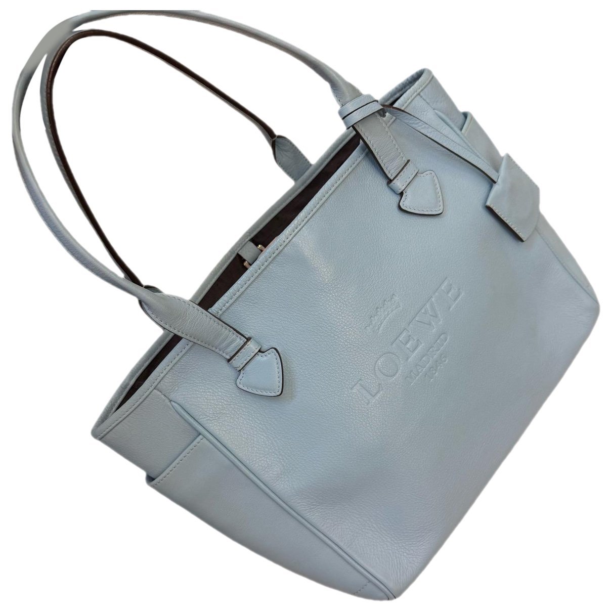 Leather tote